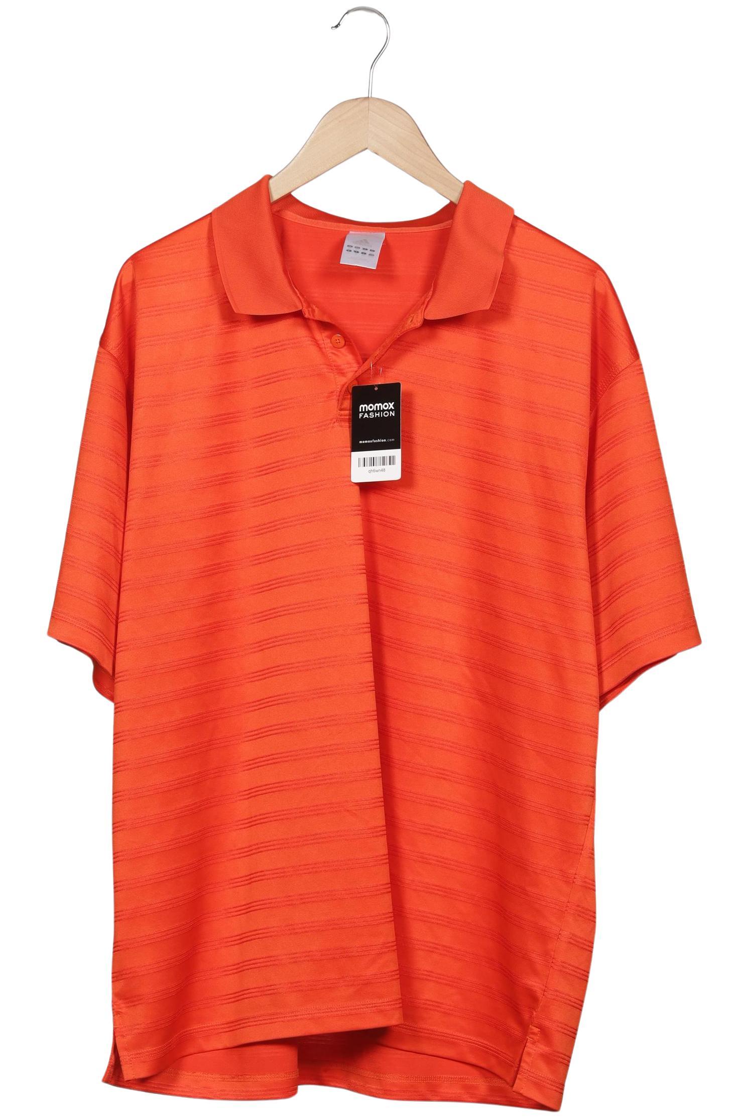 

adidas Herren Poloshirt, orange, Gr. 54
