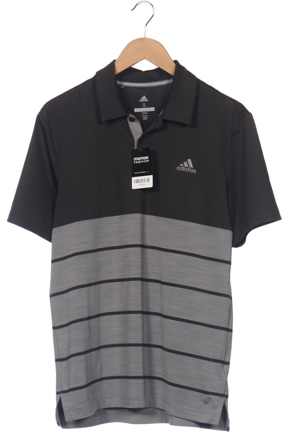 

adidas Herren Poloshirt, grau, Gr. 46