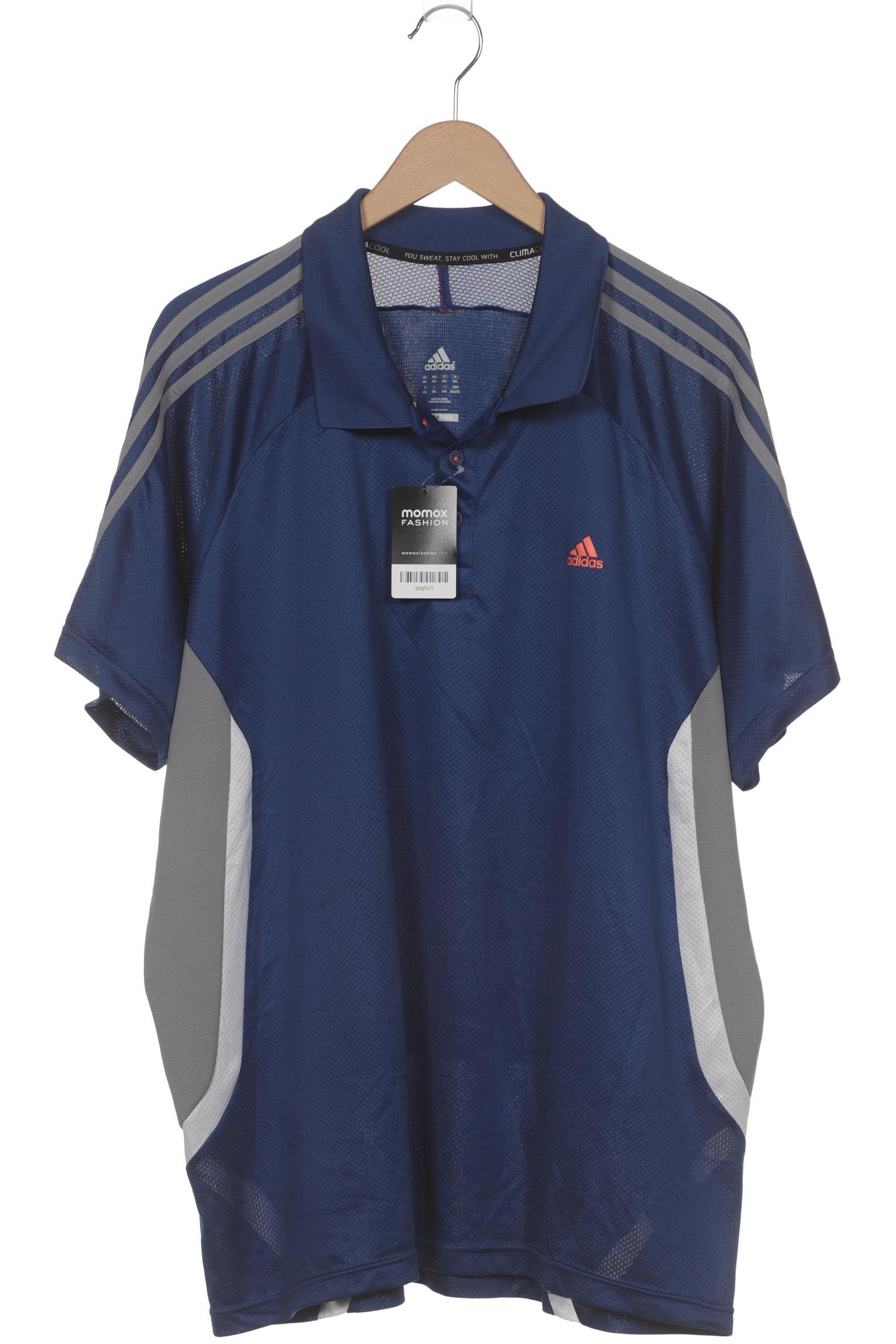 

adidas Herren Poloshirt, marineblau, Gr. 56