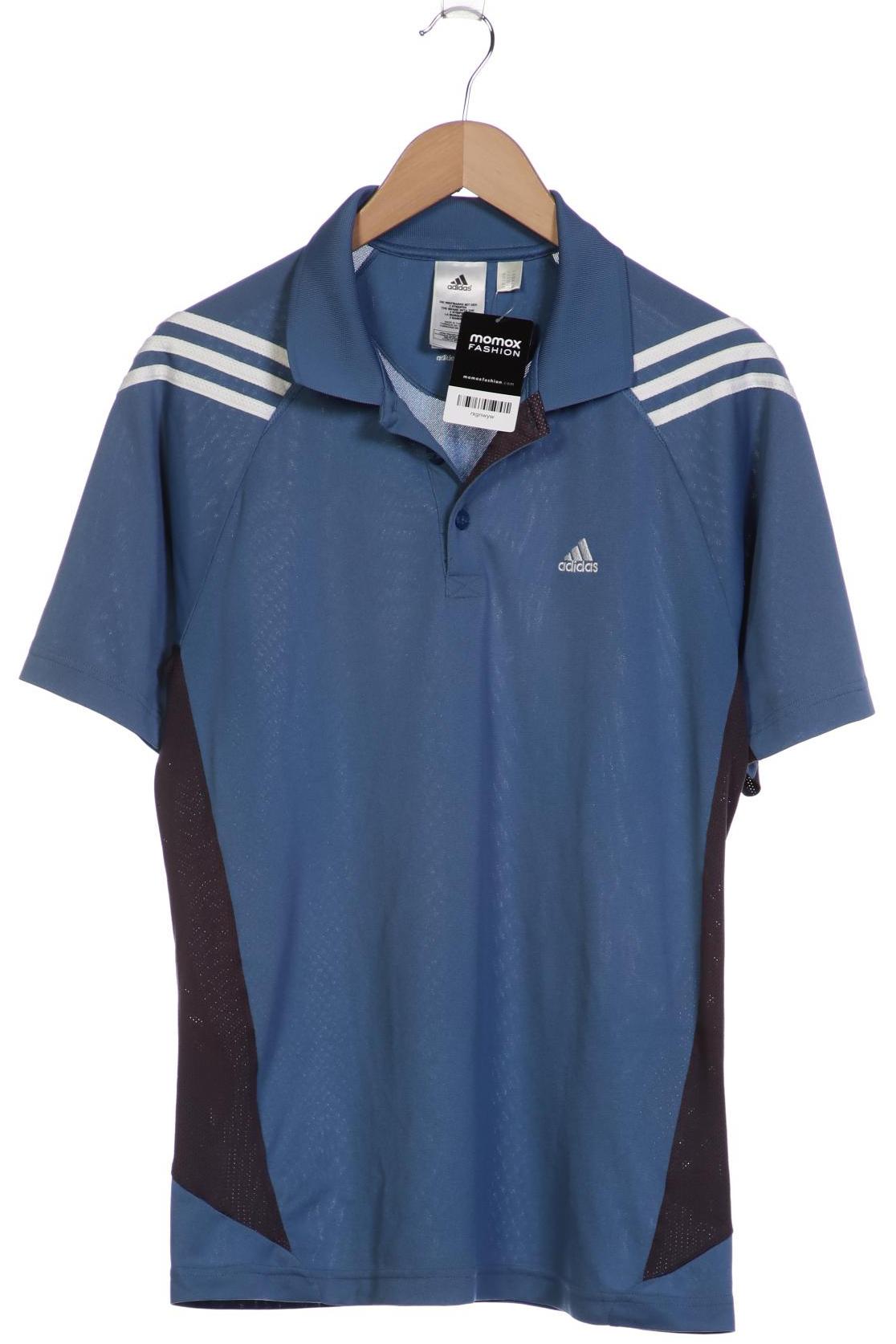

adidas Herren Poloshirt, blau, Gr. 48