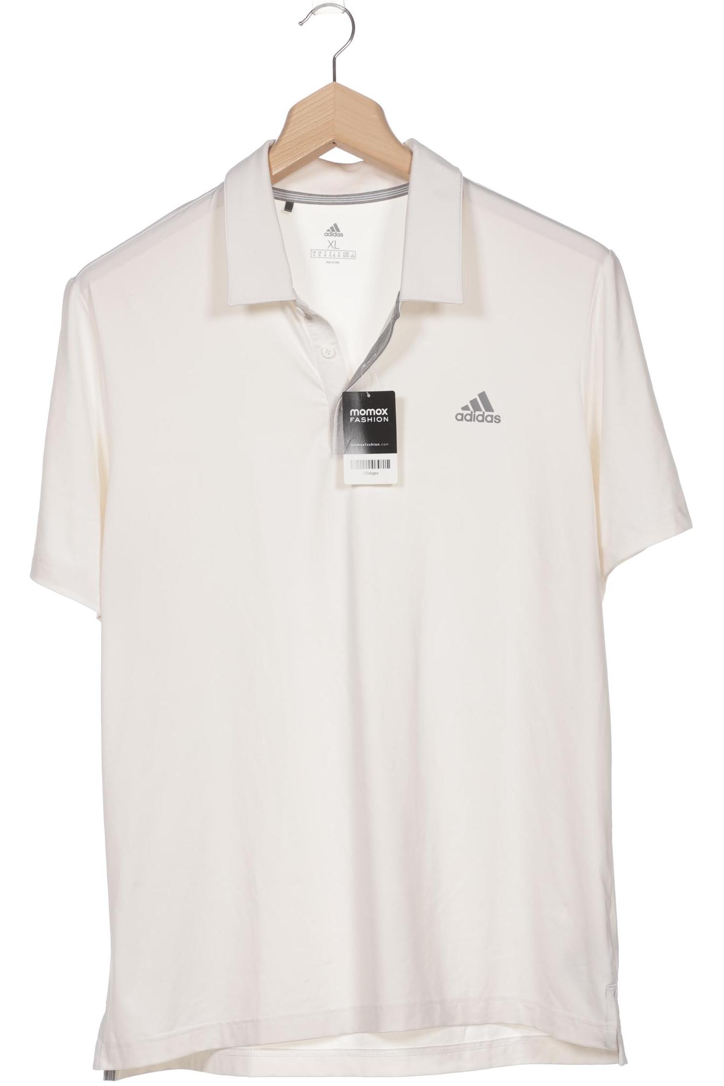 

adidas Herren Poloshirt, cremeweiß, Gr. 54