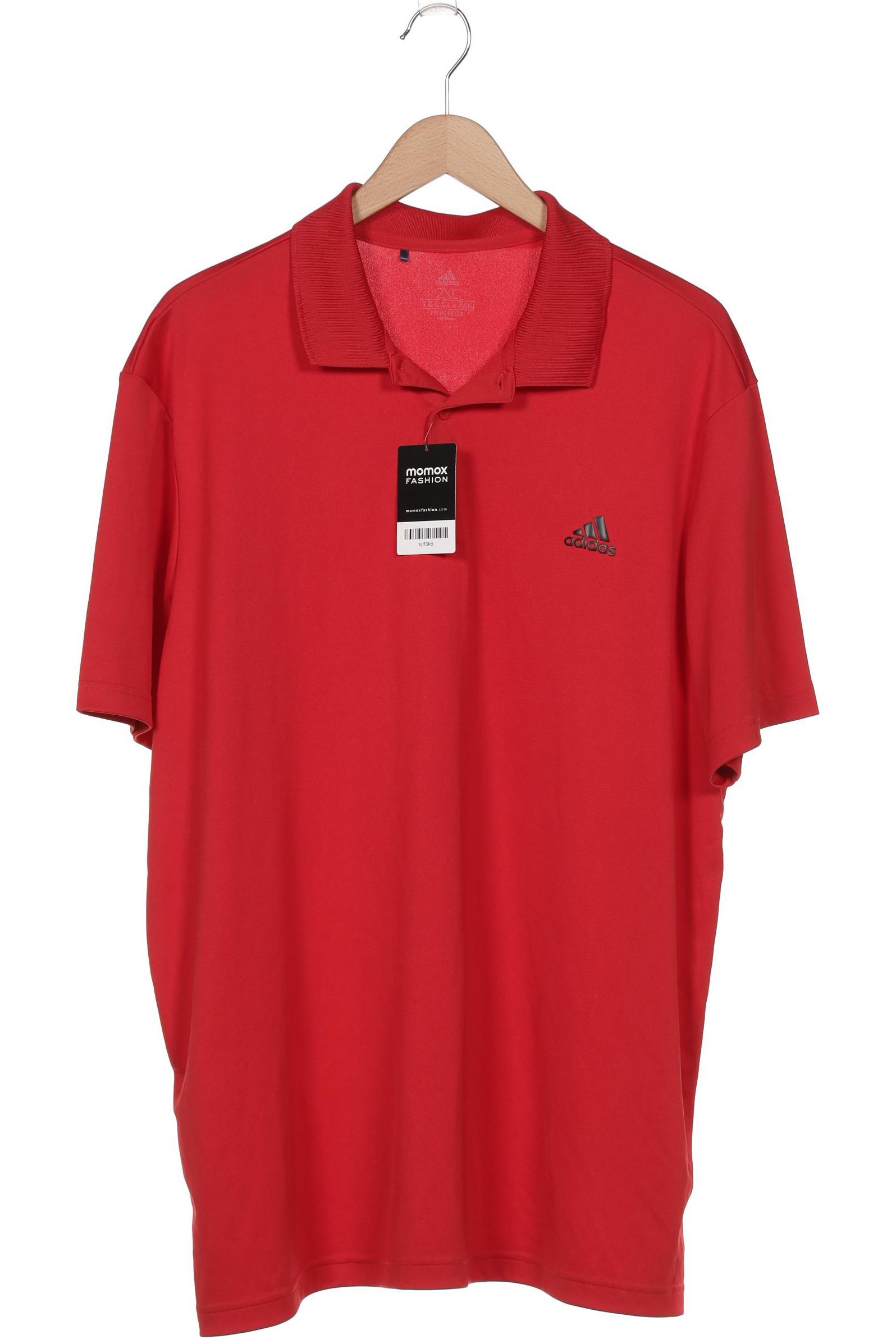 

adidas Herren Poloshirt, rot, Gr. 56