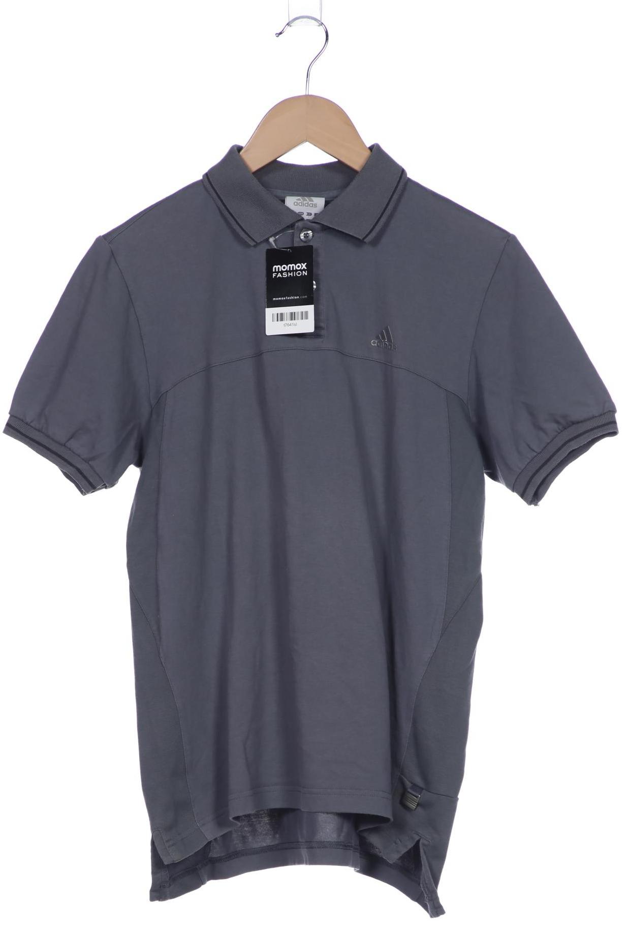 

adidas Herren Poloshirt, grau, Gr. 46