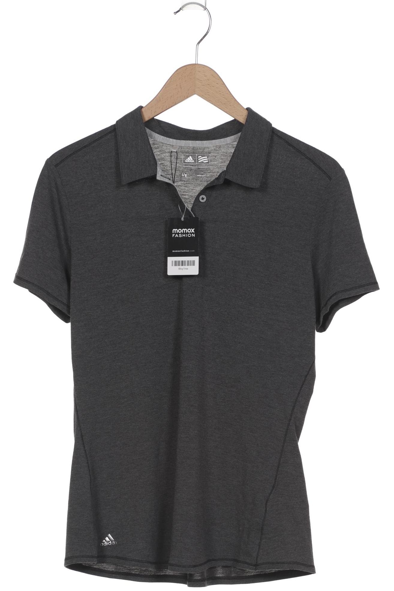 

adidas Herren Poloshirt, grau, Gr. 52