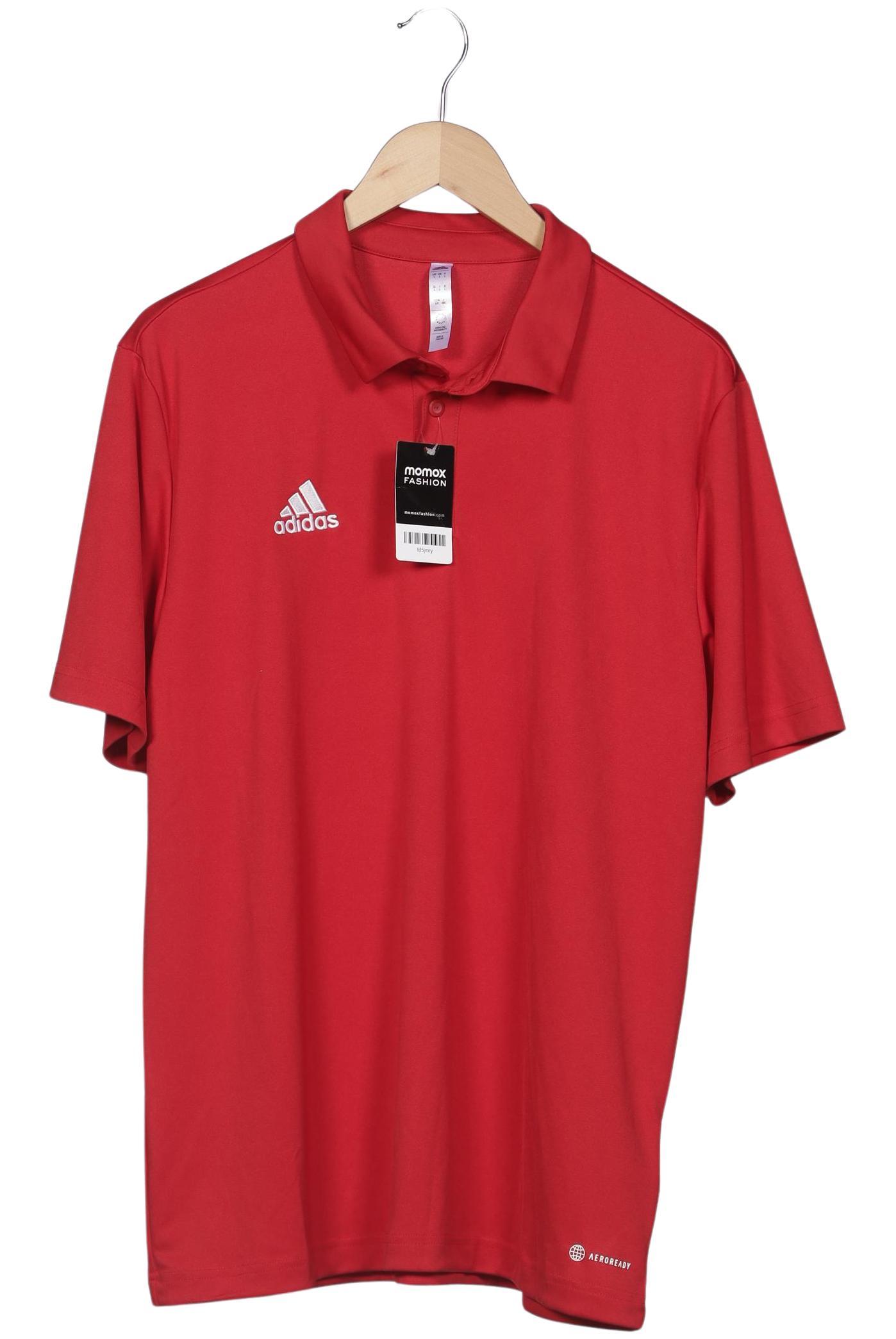 

adidas Herren Poloshirt, rot, Gr. 52