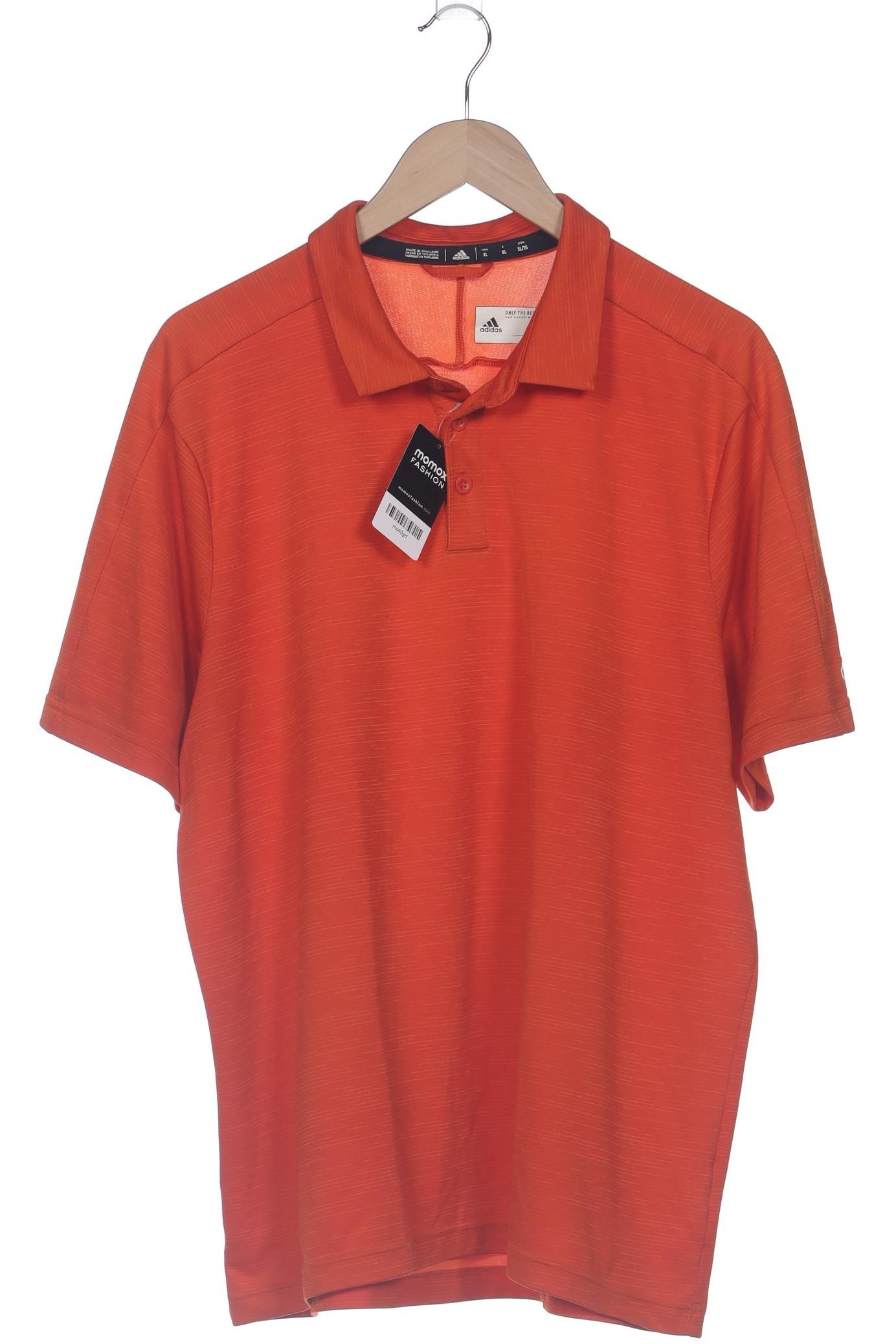 

adidas Herren Poloshirt, orange, Gr. 54