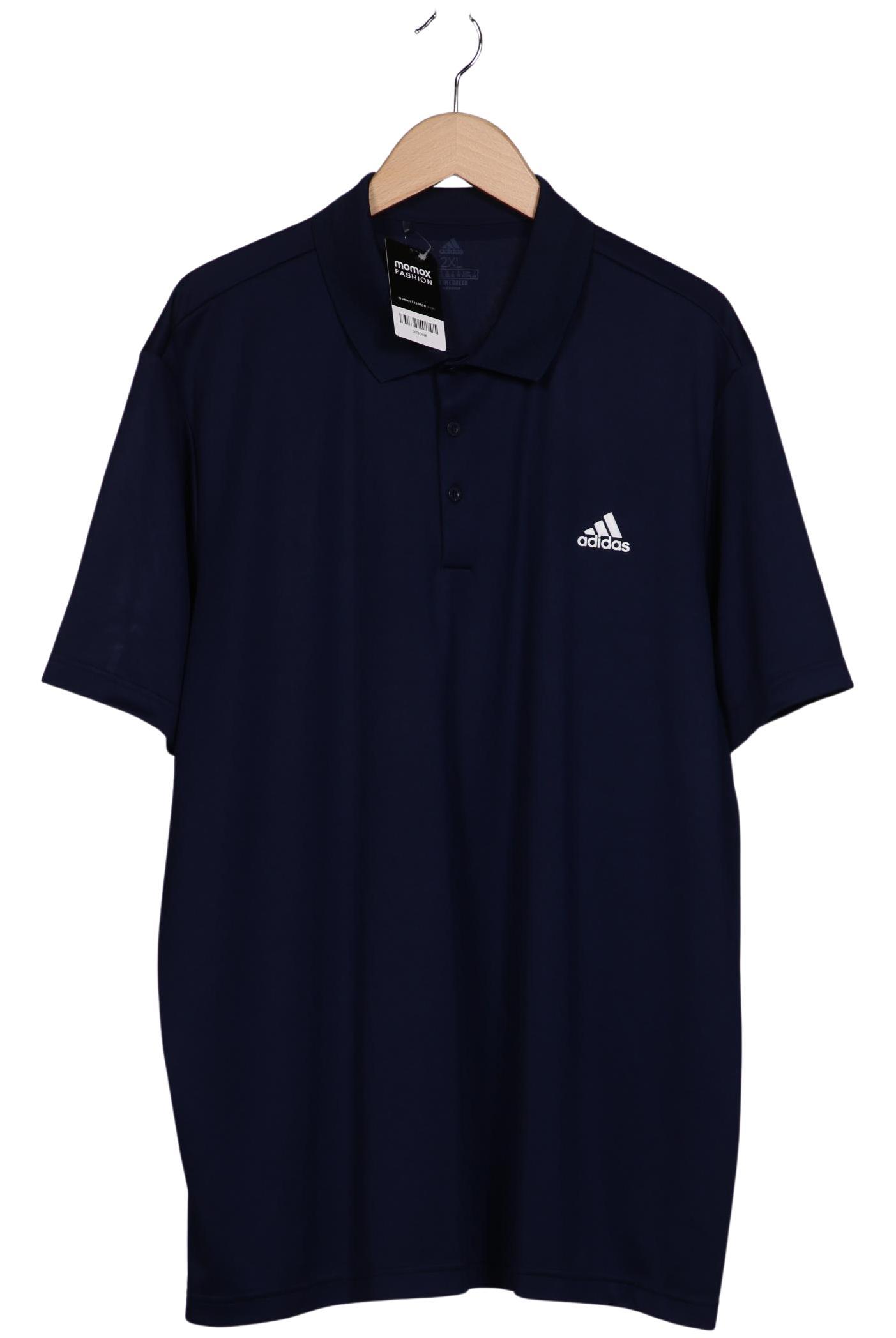 

adidas Herren Poloshirt, marineblau, Gr. 56