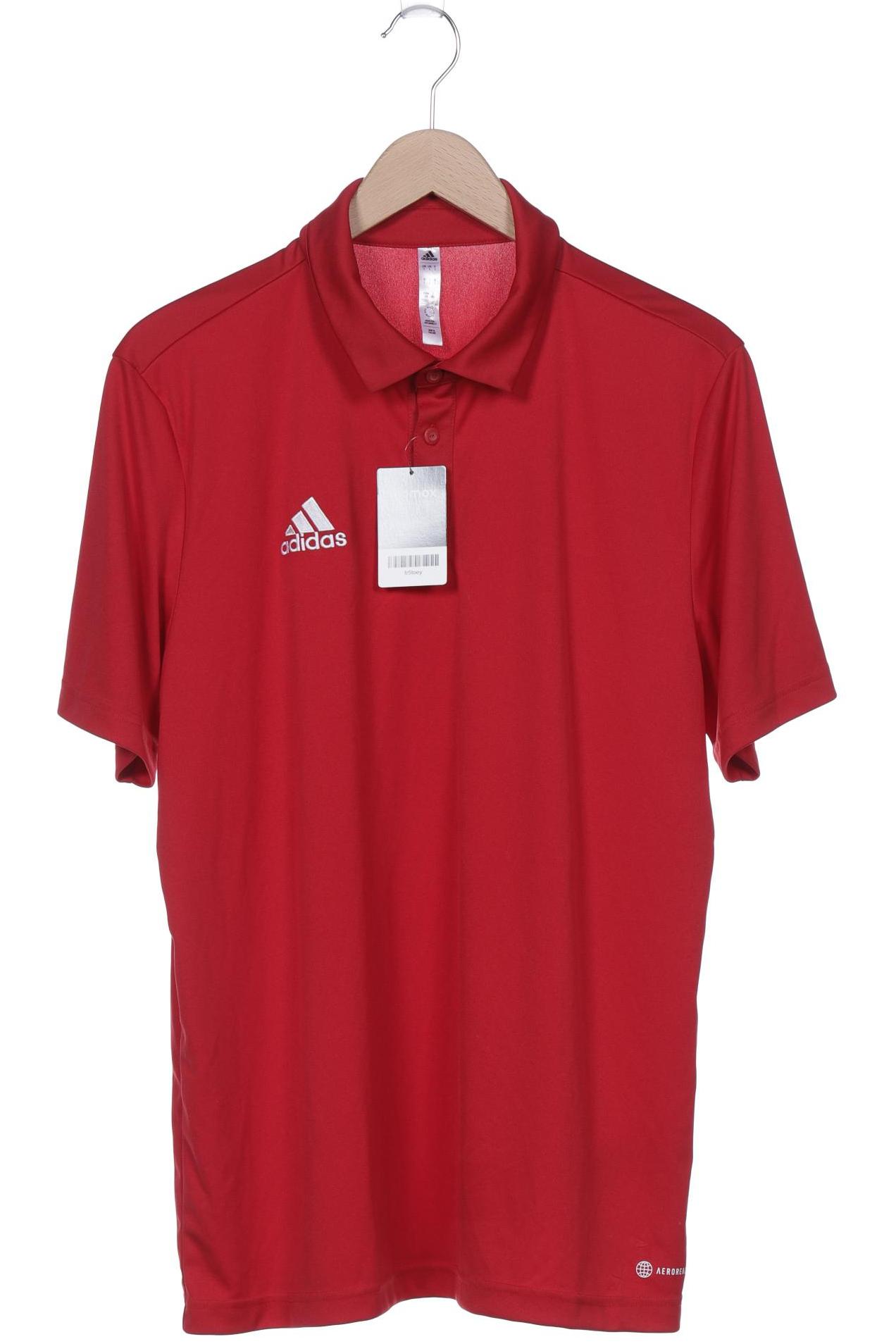 

adidas Herren Poloshirt, rot, Gr. 52