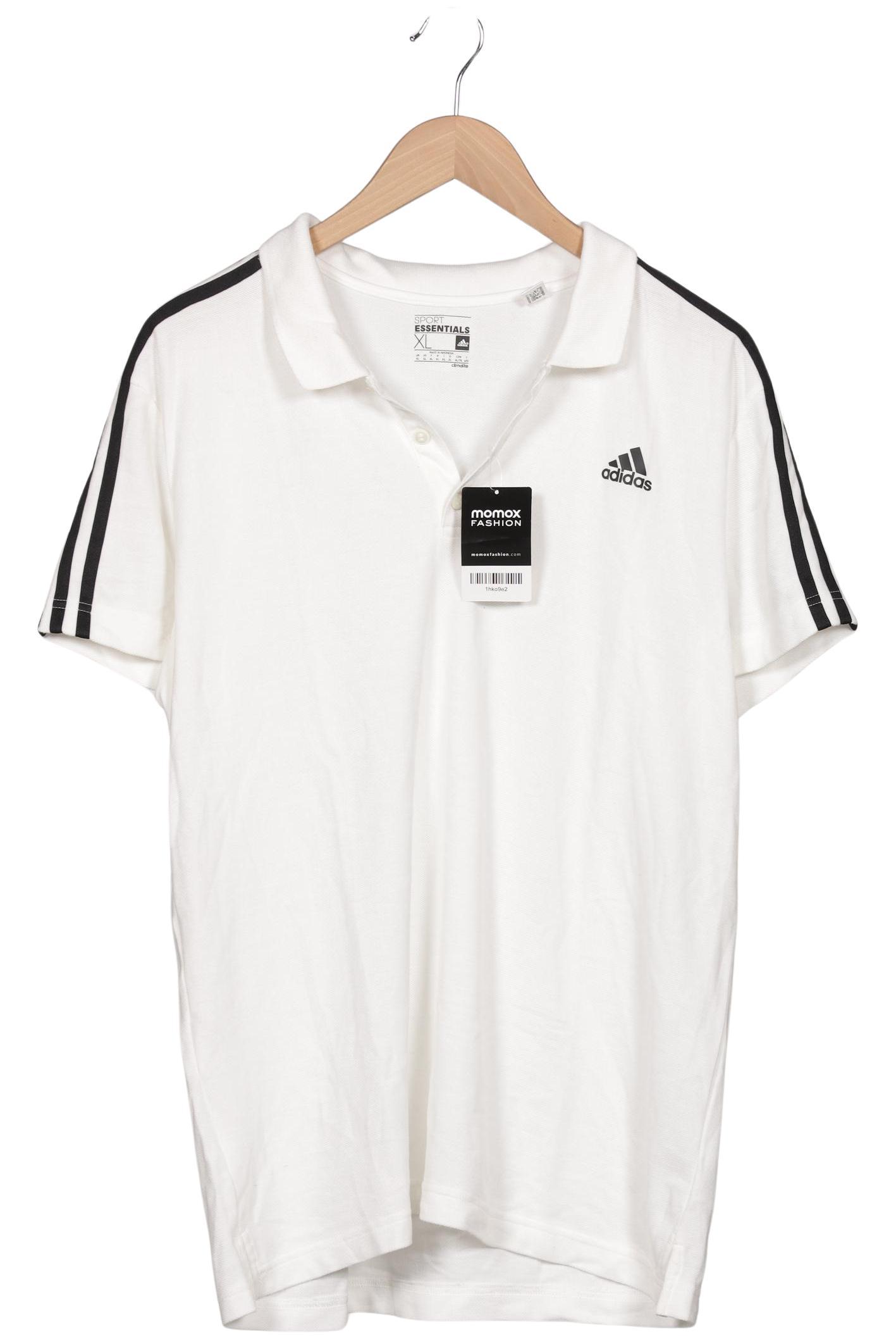 

adidas Herren Poloshirt, weiß, Gr. 54