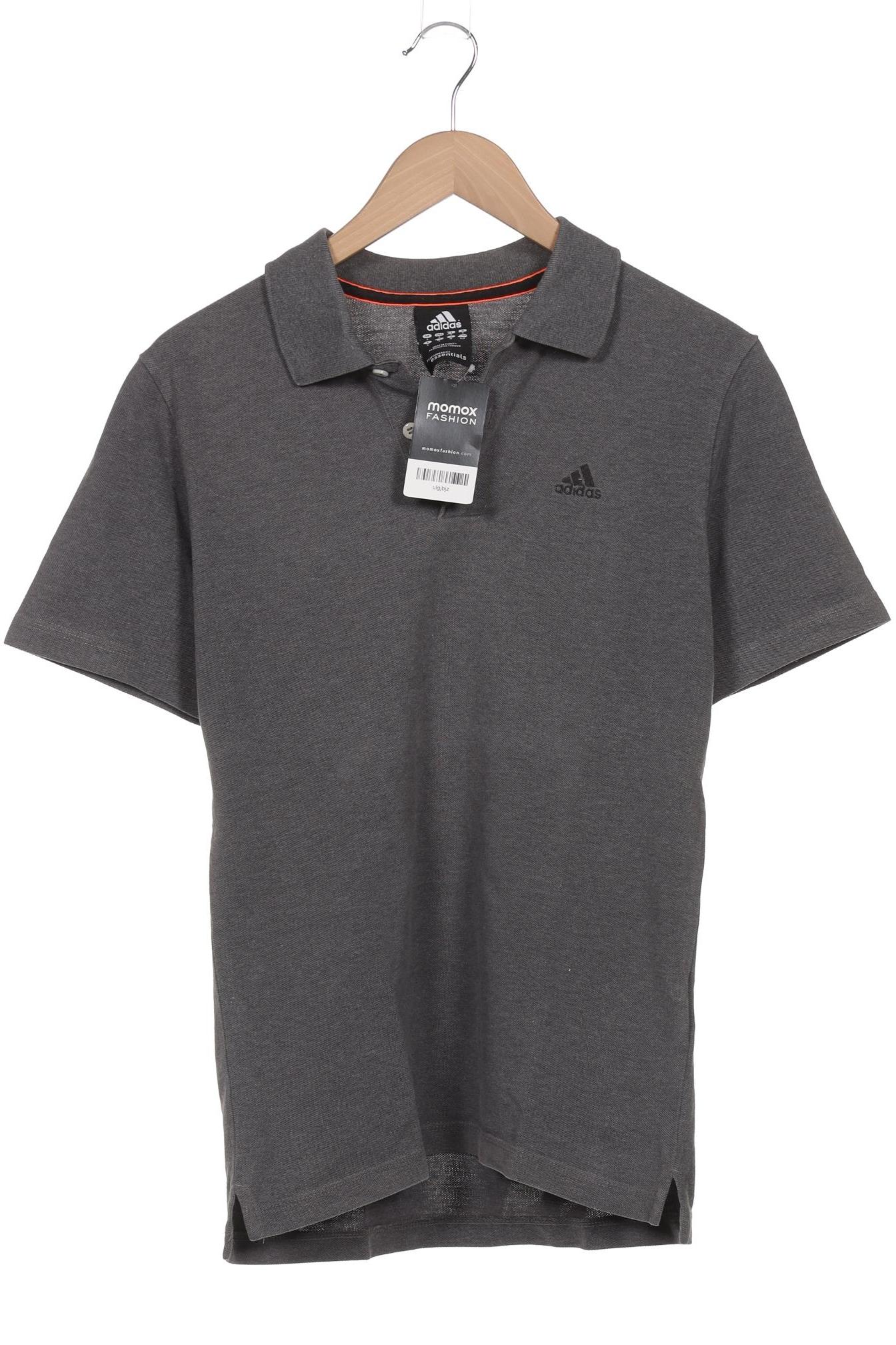 

adidas Herren Poloshirt, grau, Gr. 46