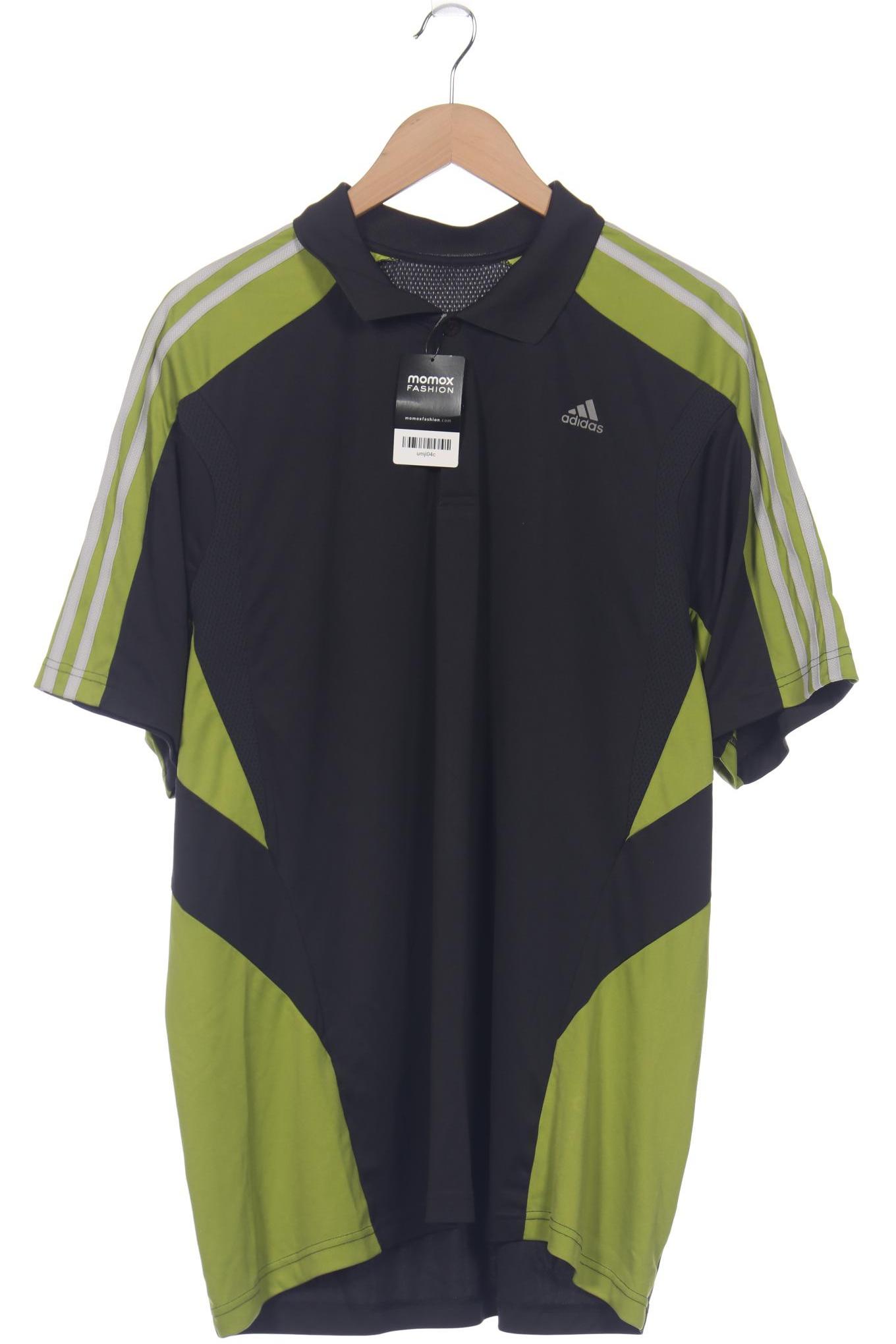 

adidas Herren Poloshirt, grau, Gr. 56