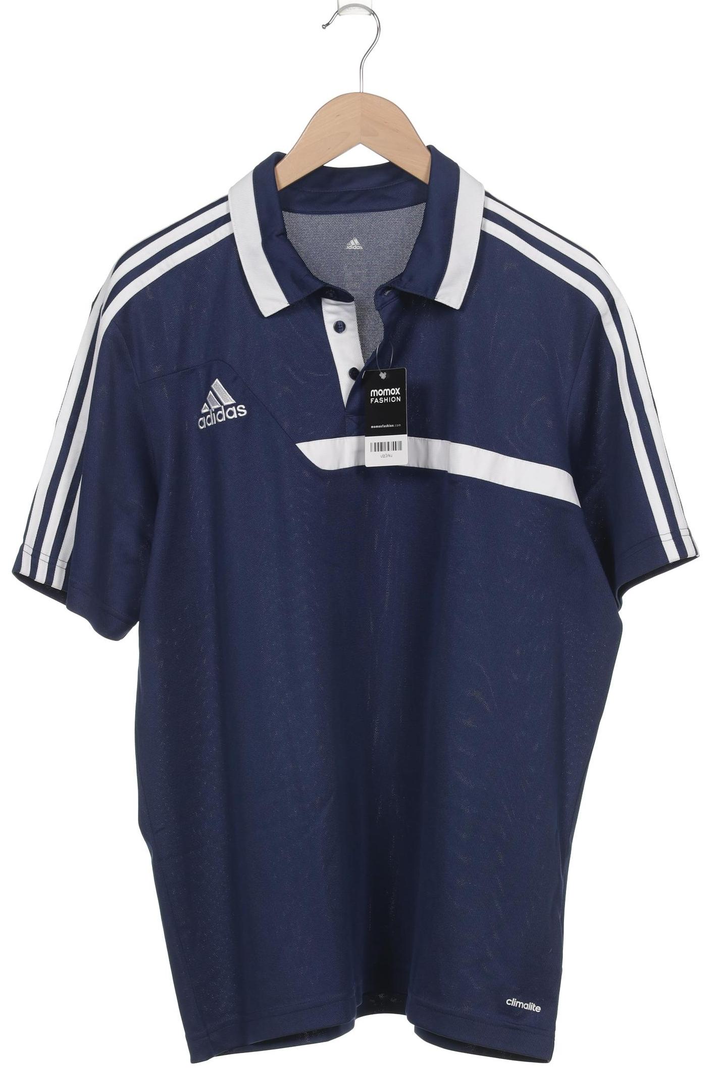 

adidas Herren Poloshirt, marineblau, Gr. 54