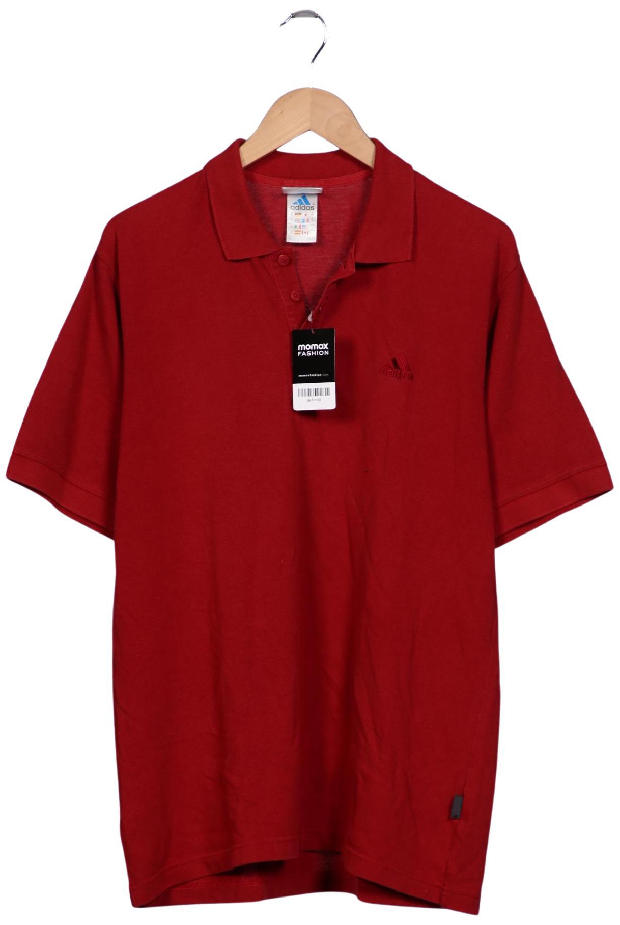 

adidas Herren Poloshirt, bordeaux, Gr. 48