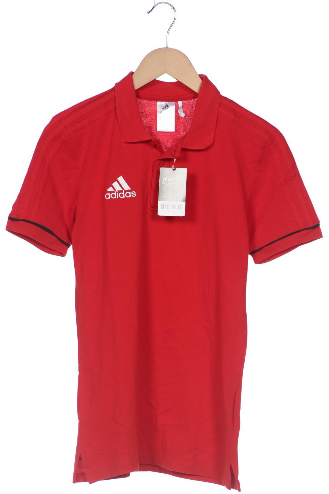 

adidas Herren Poloshirt, rot, Gr. 46