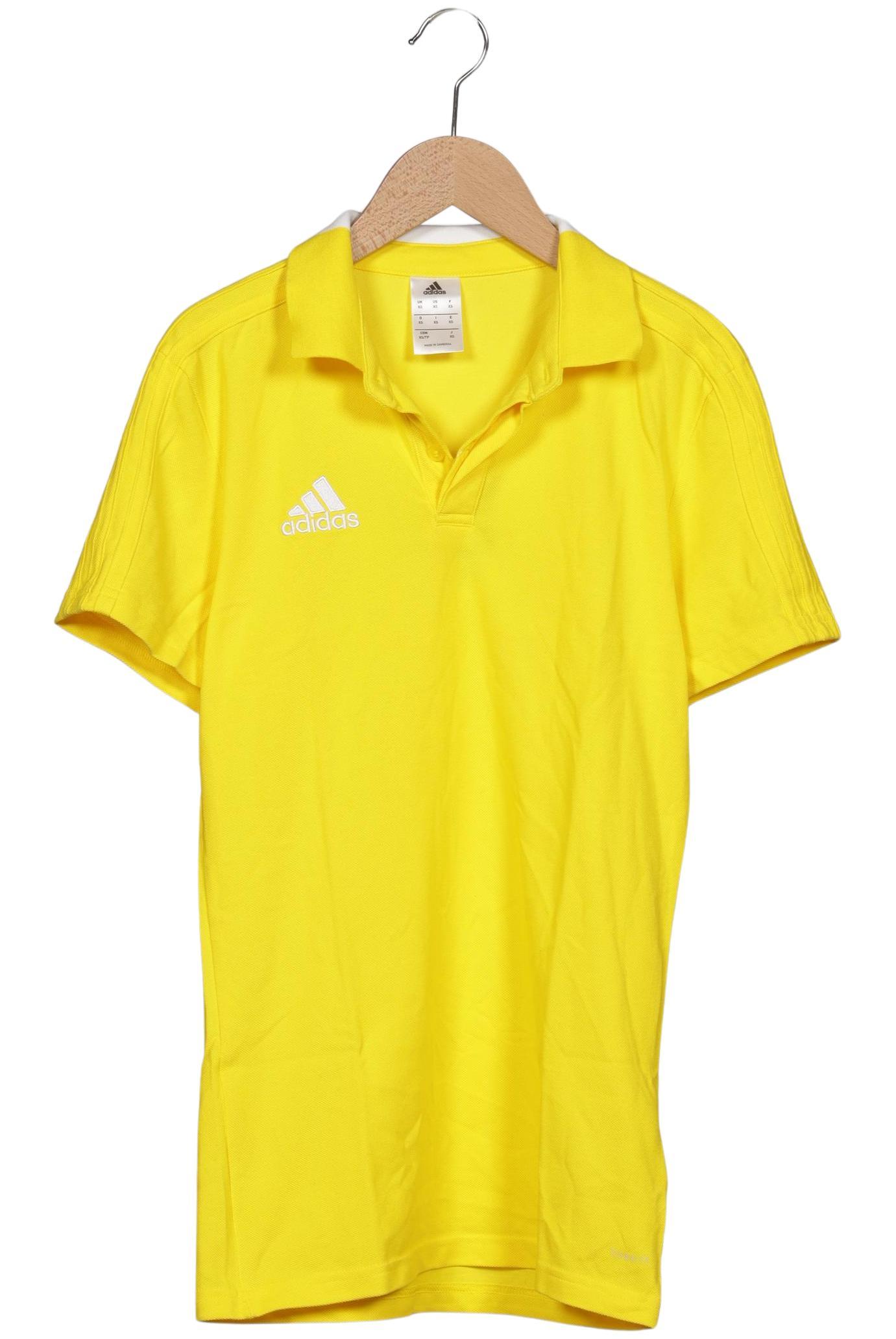 

adidas Herren Poloshirt, gelb, Gr. 44