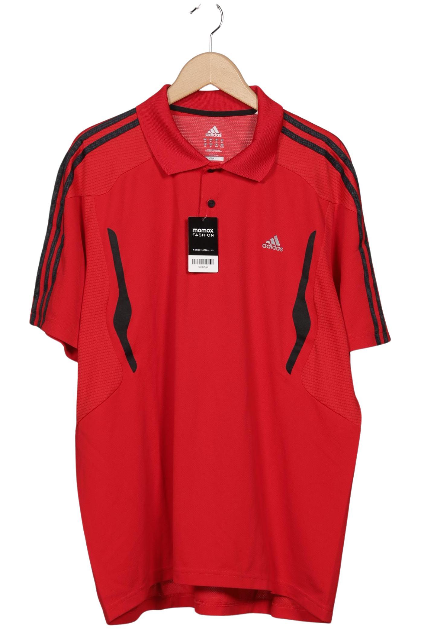 

adidas Herren Poloshirt, rot, Gr. 54