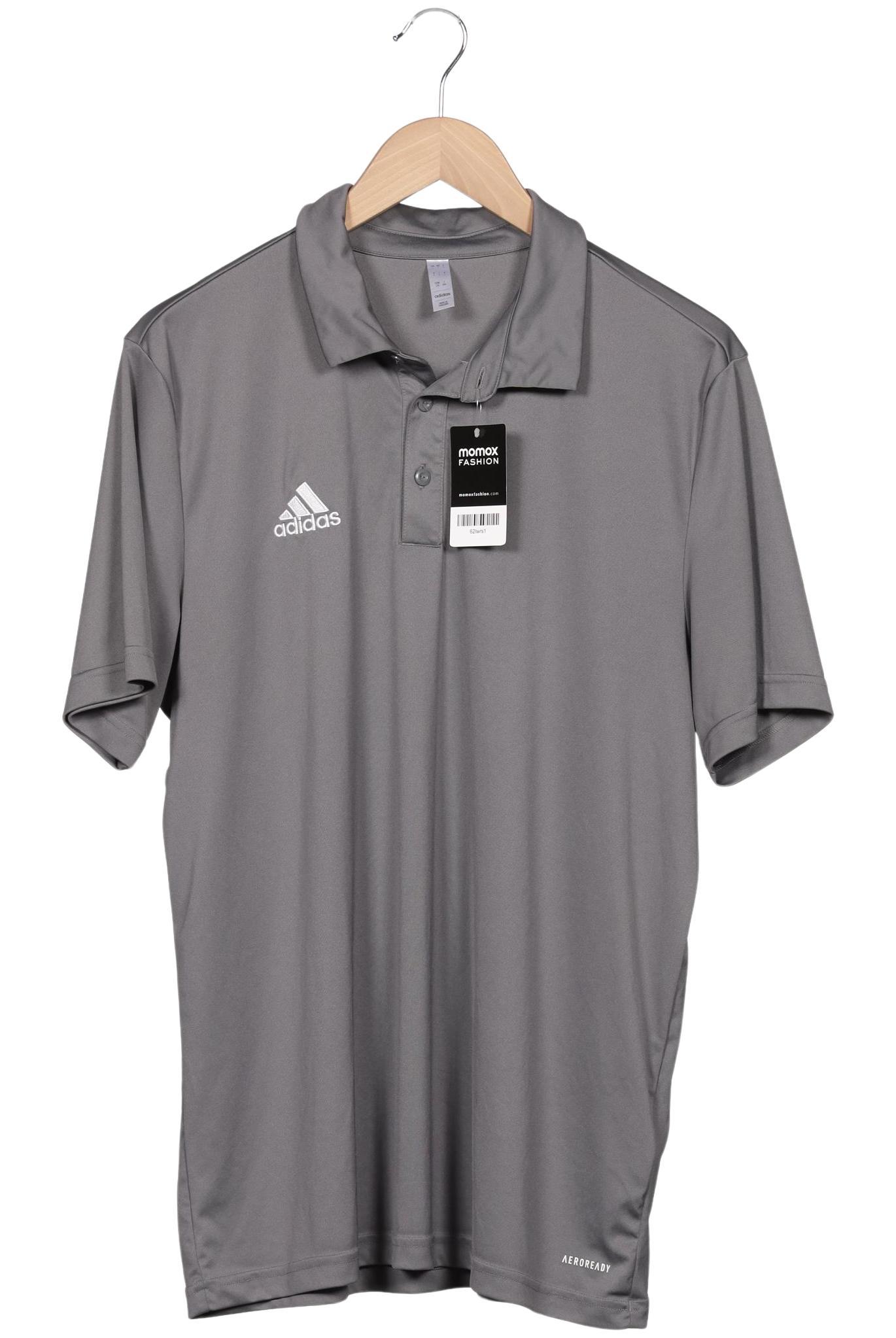 

adidas Herren Poloshirt, grau, Gr. 52