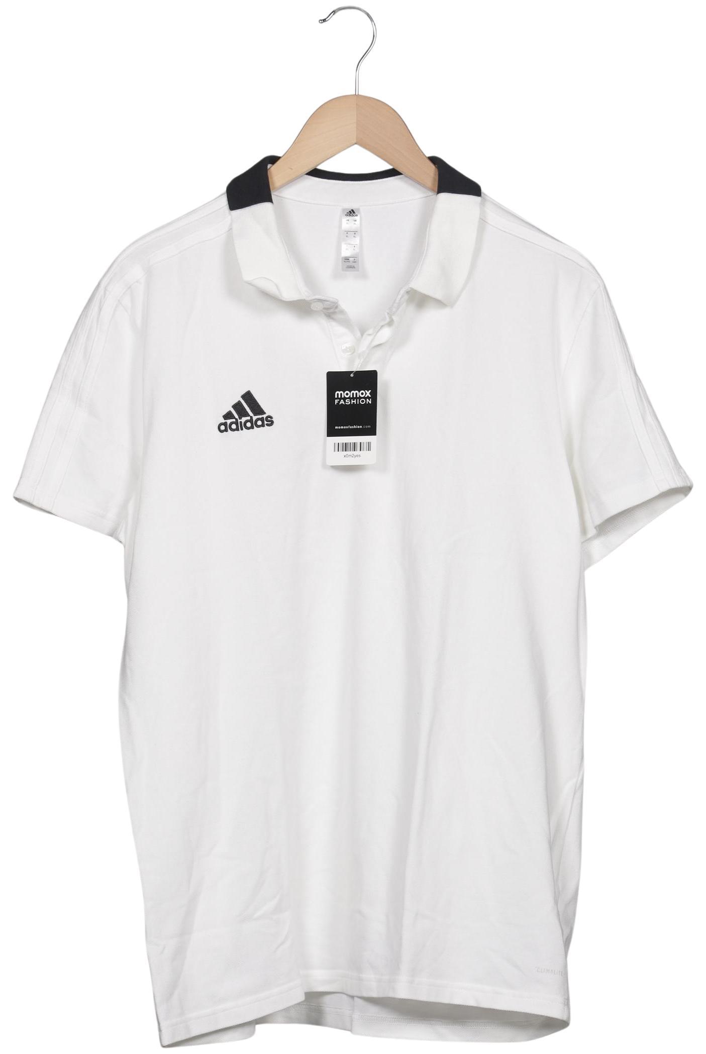 

adidas Herren Poloshirt, weiß, Gr. 54