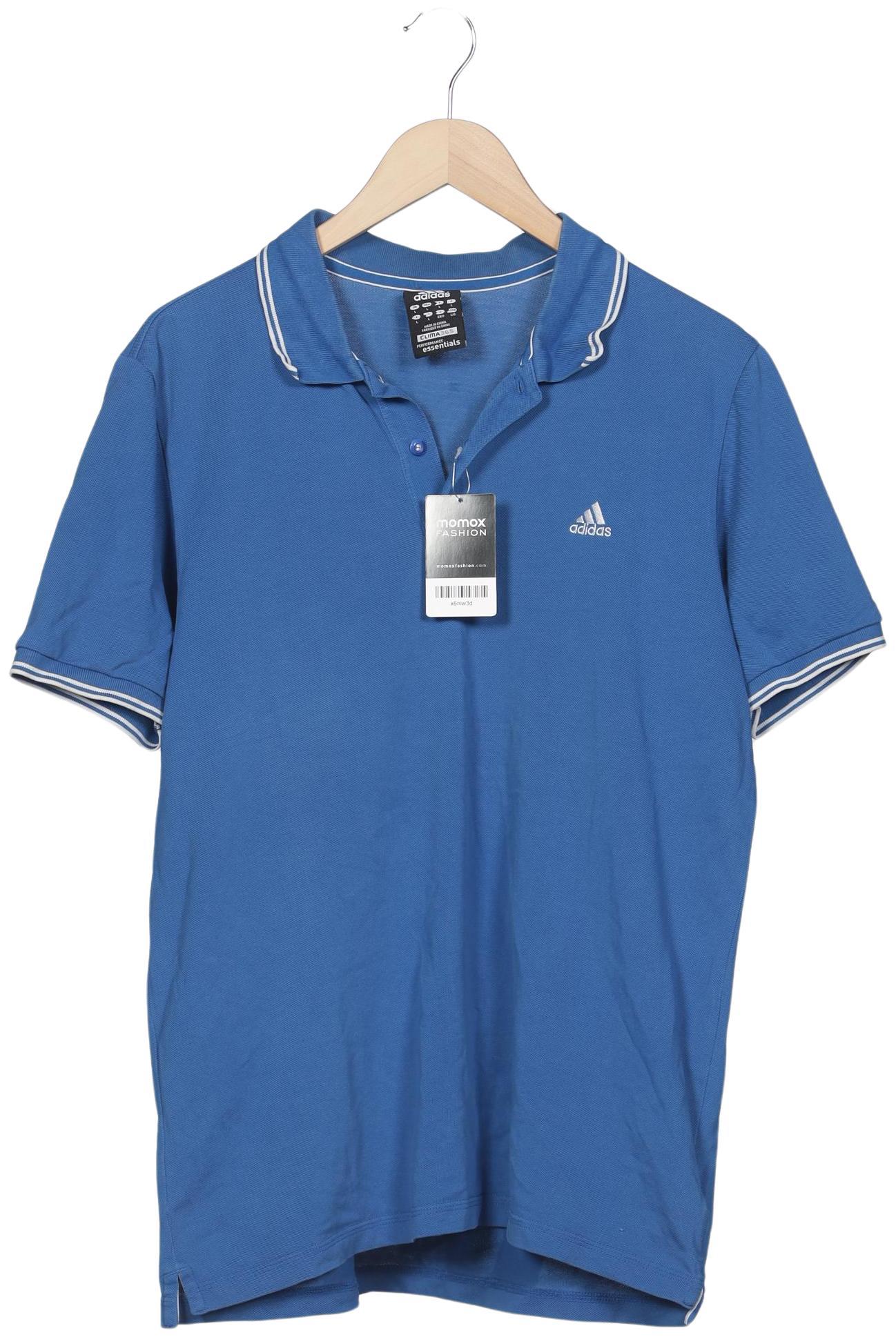 

adidas Herren Poloshirt, blau, Gr. 52