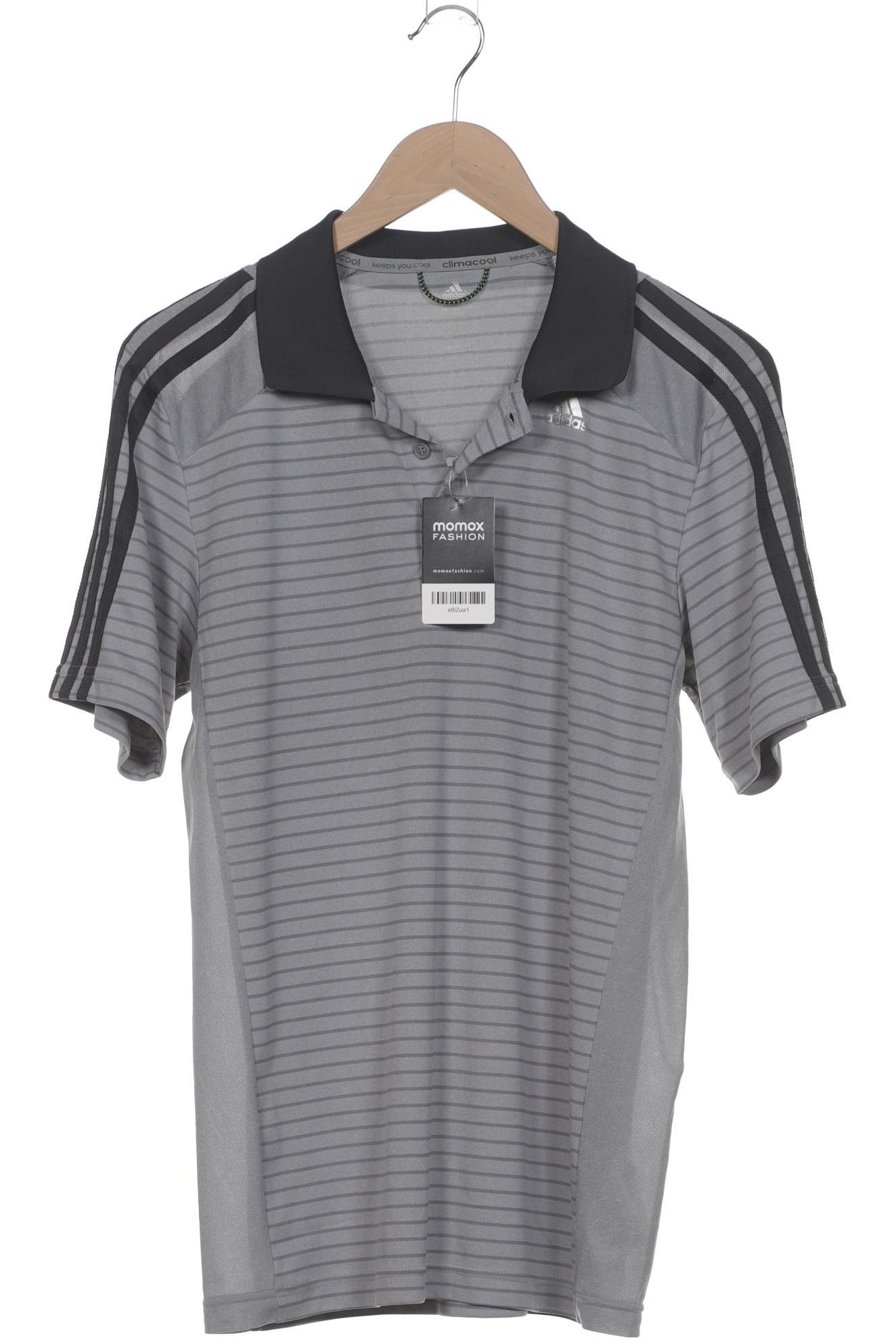 

adidas Herren Poloshirt, grau, Gr. 48