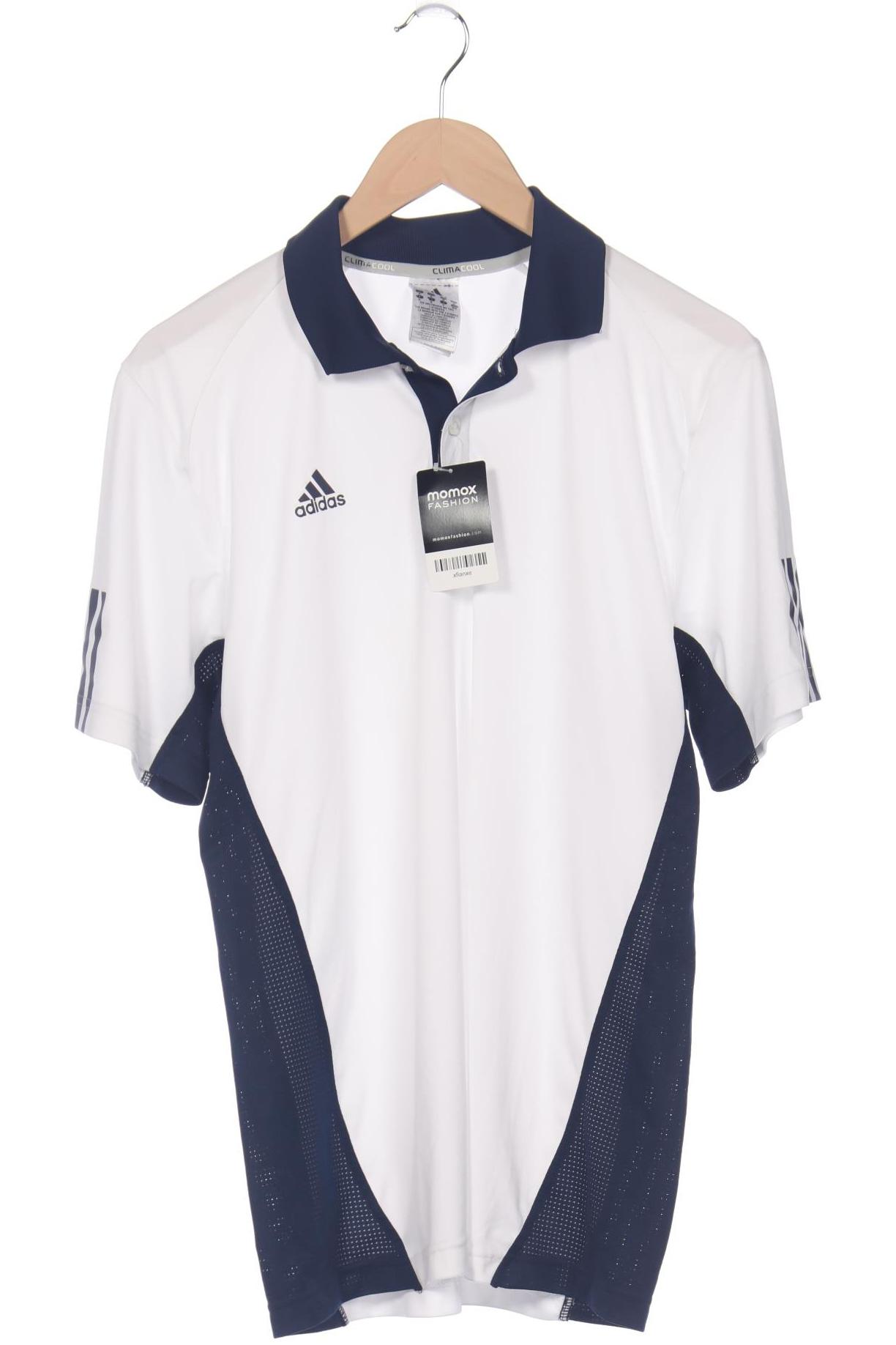 

adidas Herren Poloshirt, weiß, Gr. 48