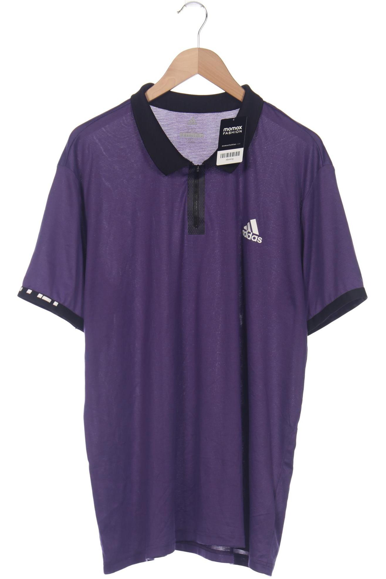 

adidas Herren Poloshirt, flieder, Gr. 56