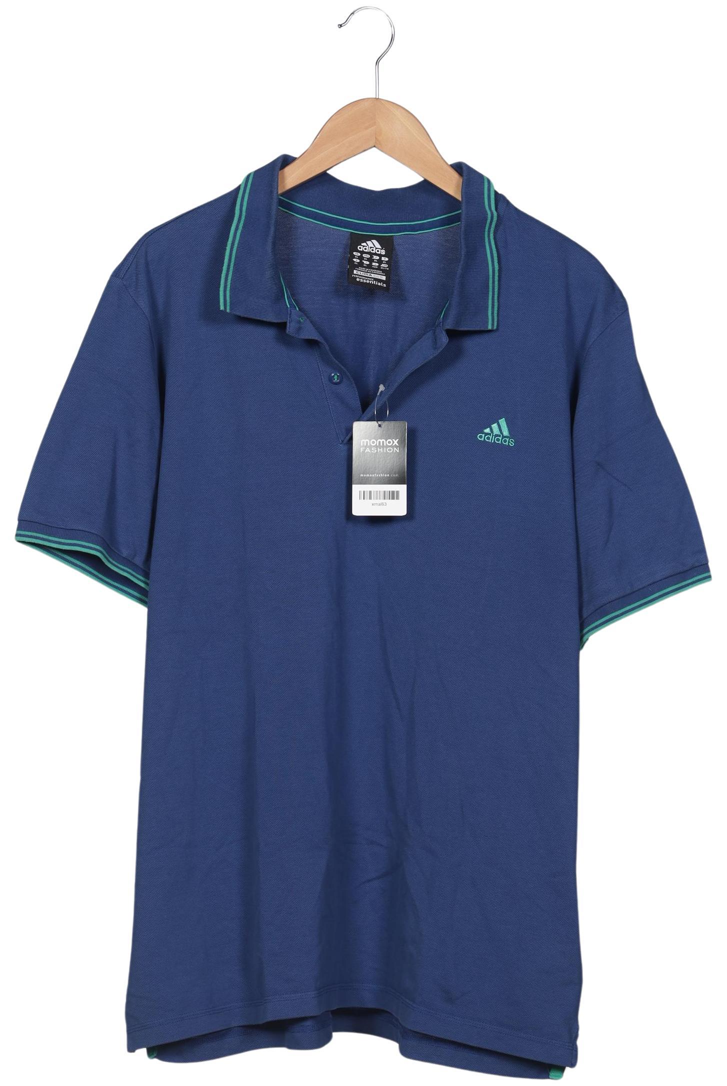 

adidas Herren Poloshirt, blau, Gr. 54