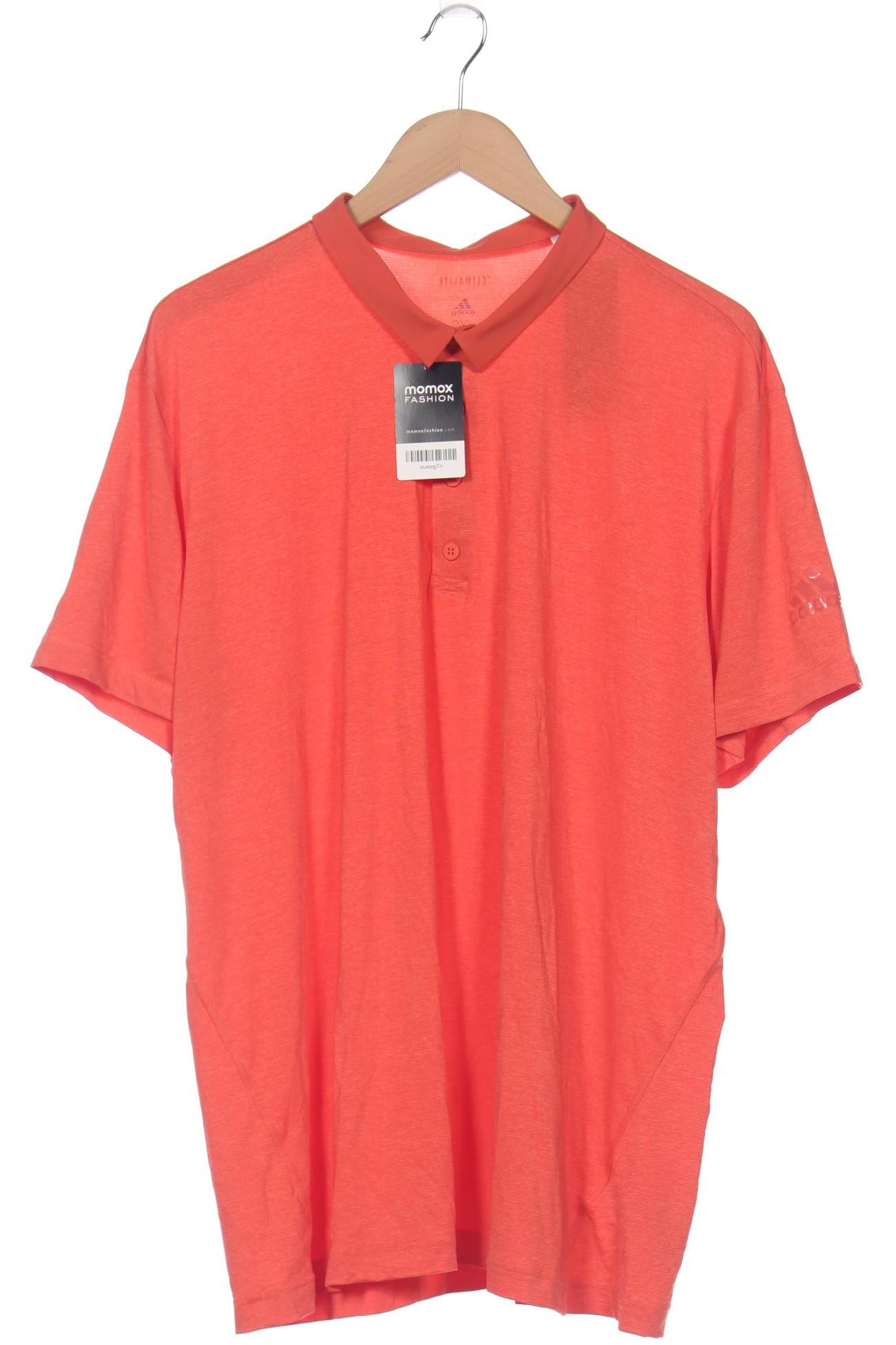 

adidas Herren Poloshirt, orange, Gr. 56