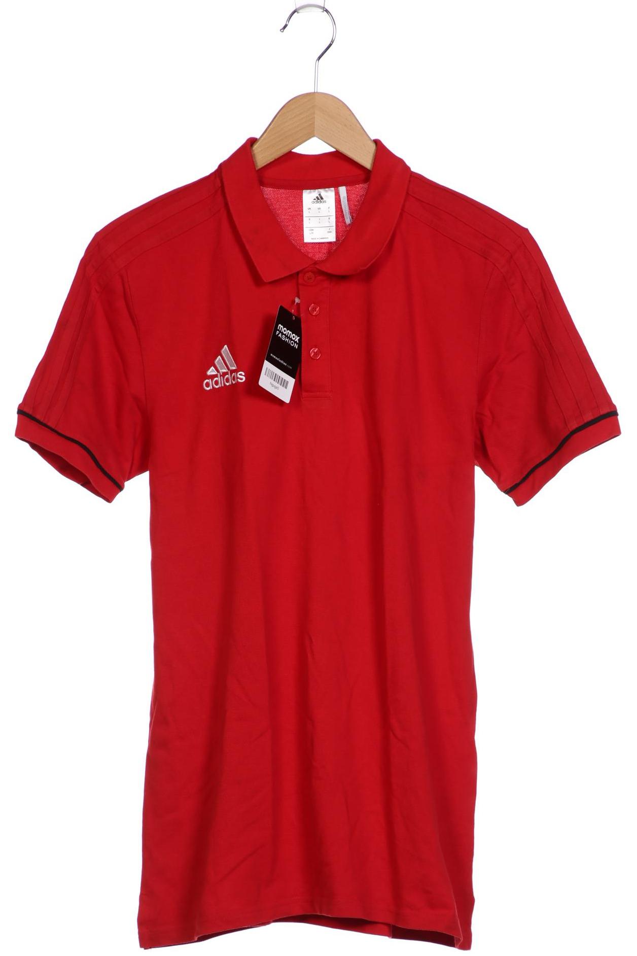 

adidas Herren Poloshirt, rot, Gr. 52