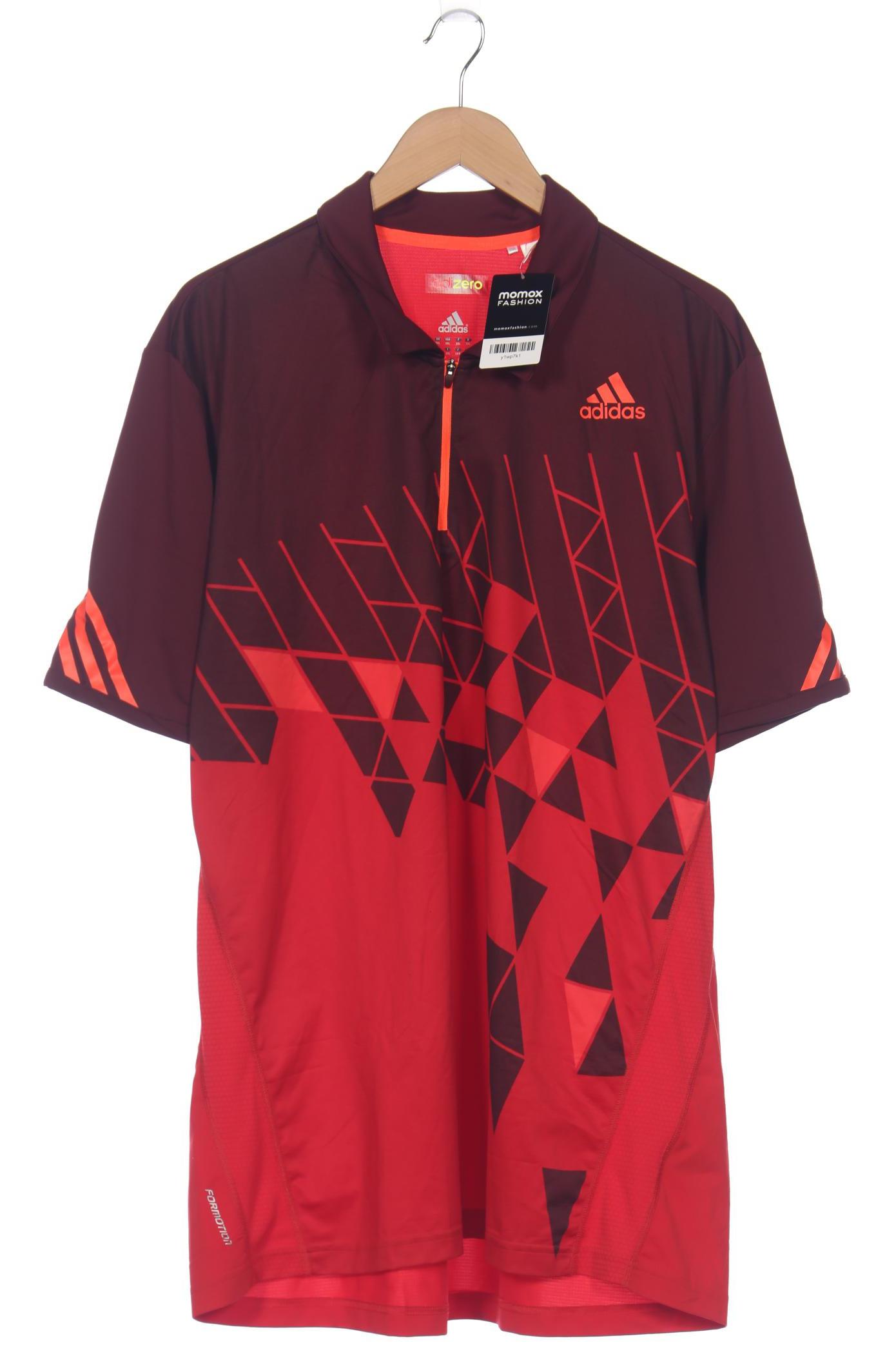 

adidas Herren Poloshirt, rot, Gr. 56
