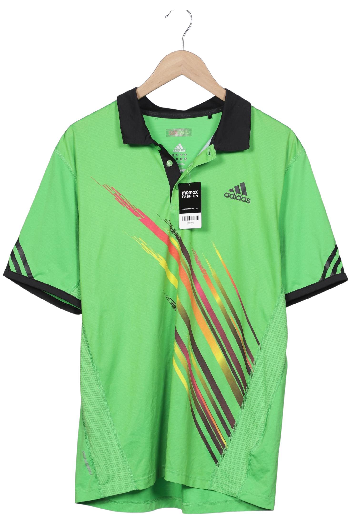 

adidas Herren Poloshirt, grün, Gr. 52