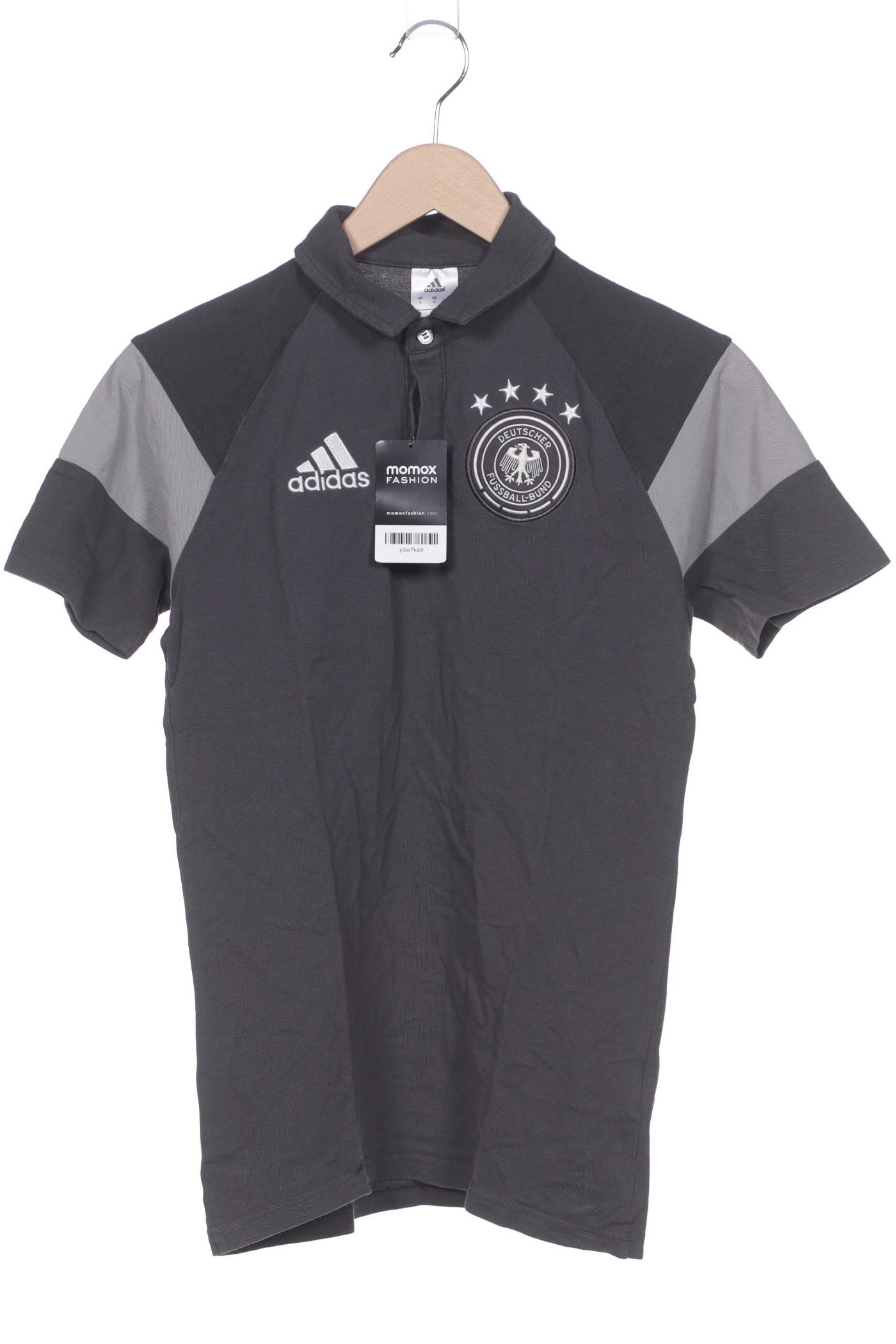 

adidas Herren Poloshirt, grau, Gr. 46
