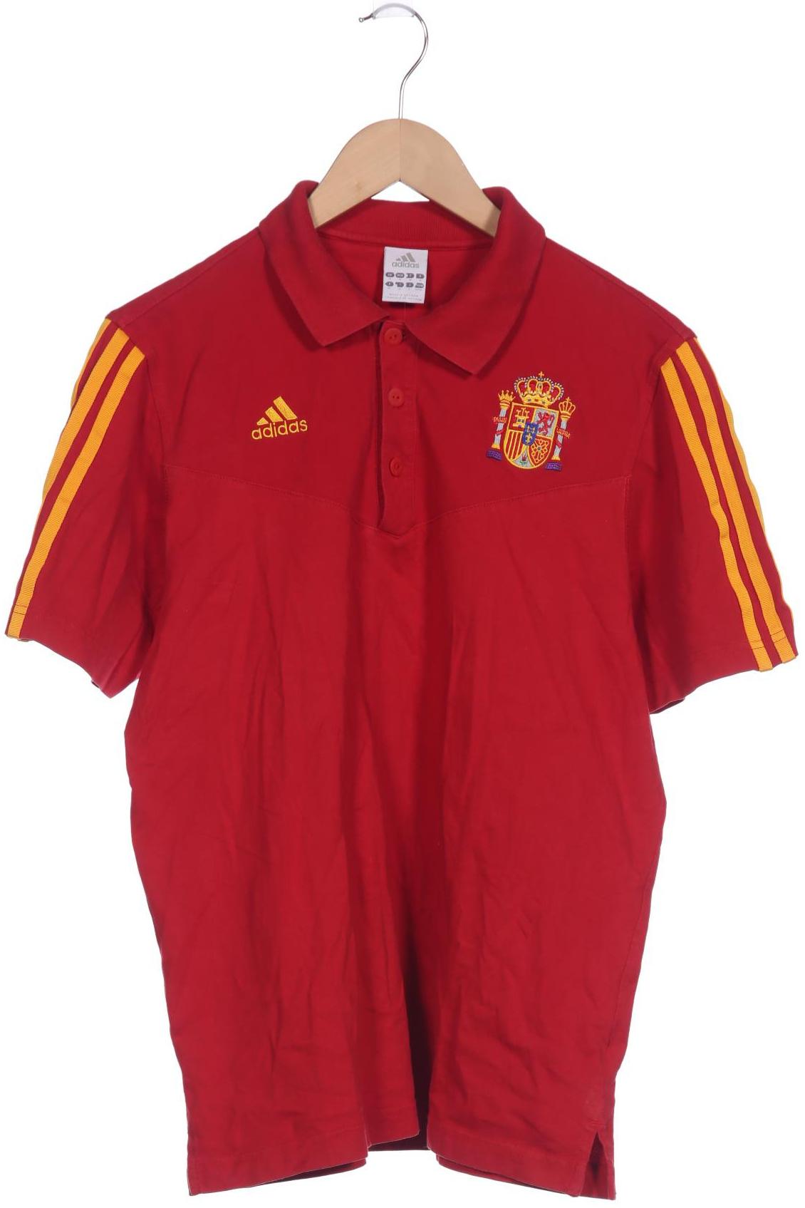 

adidas Herren Poloshirt, rot, Gr. 48