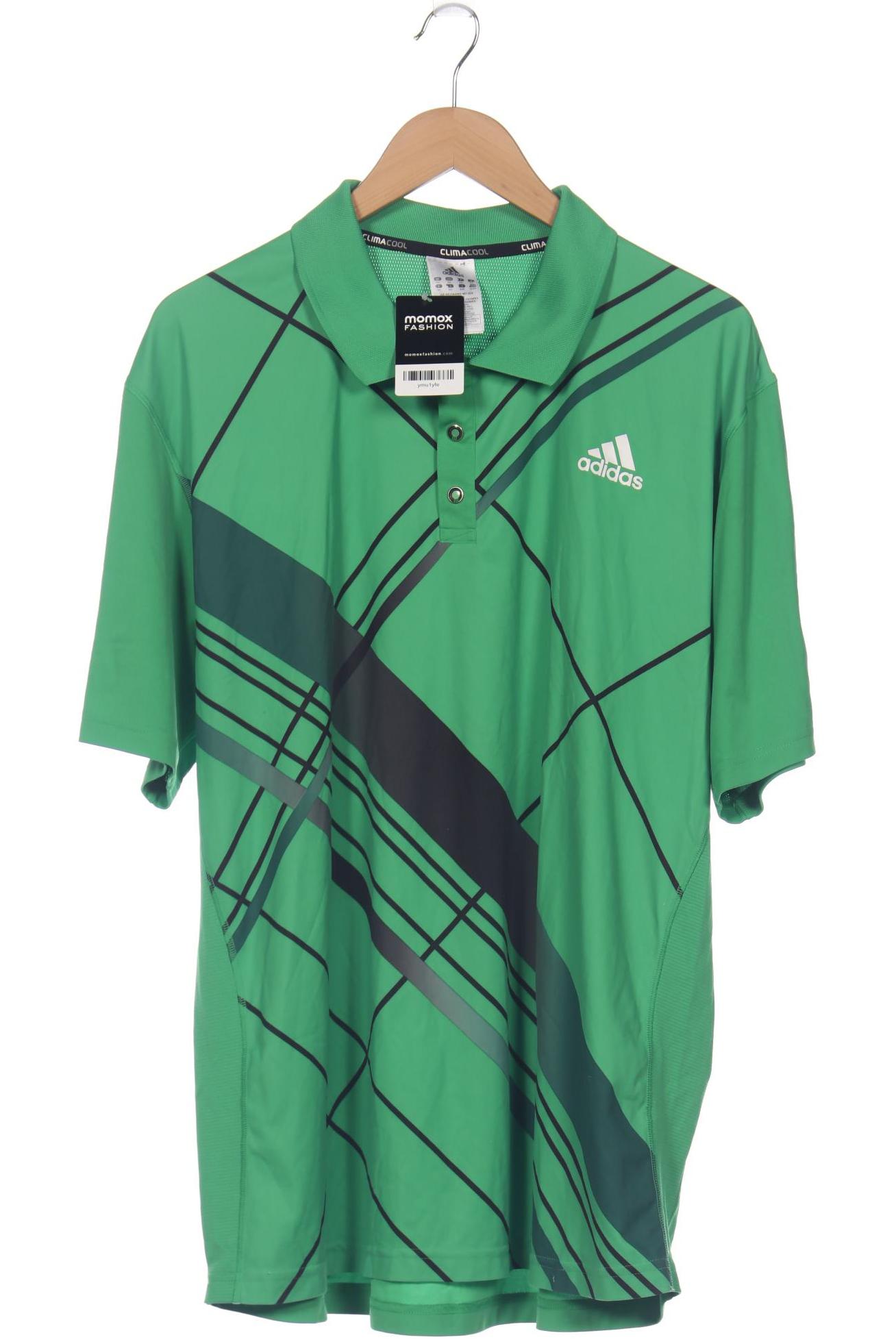 

adidas Herren Poloshirt, grün, Gr. 56