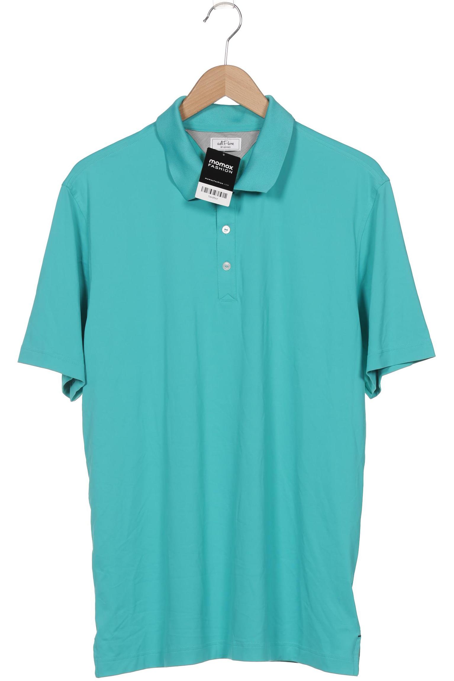 

adidas Herren Poloshirt, türkis, Gr. 48