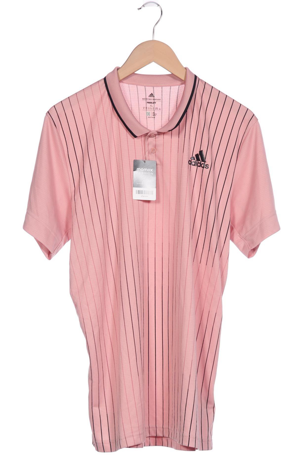 

adidas Herren Poloshirt, pink, Gr. 54