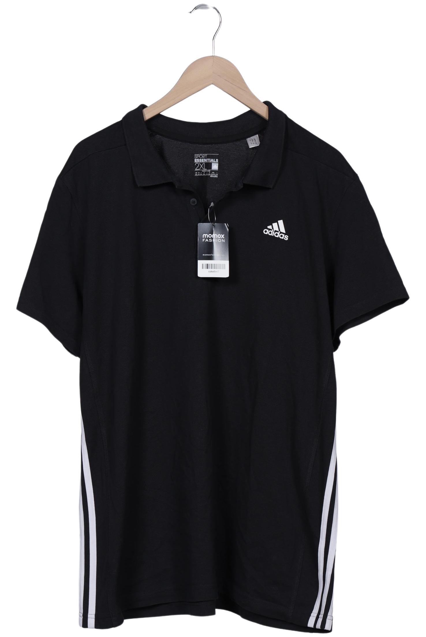 

adidas Herren Poloshirt, schwarz, Gr. 56