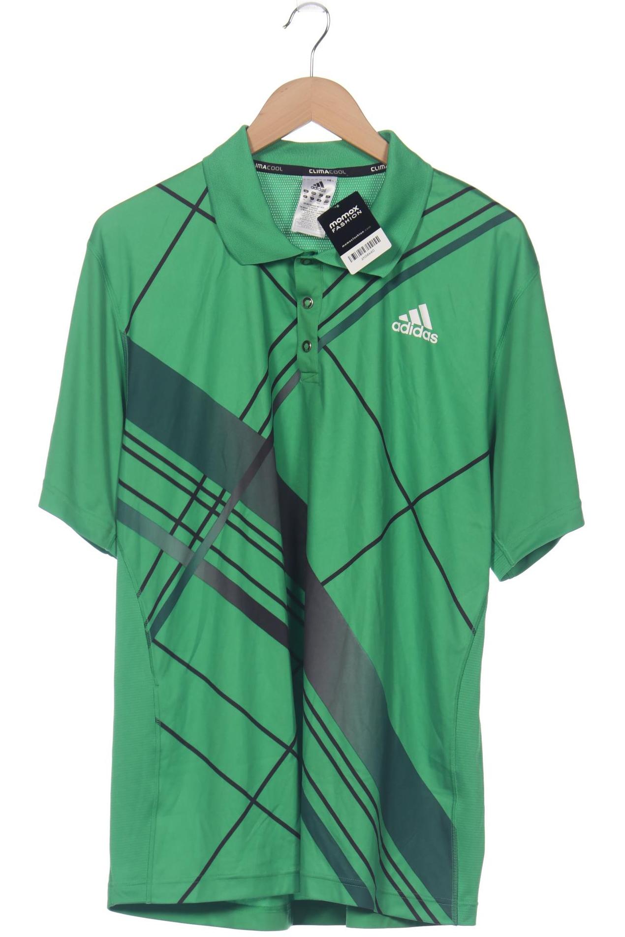 

adidas Herren Poloshirt, grün, Gr. 56