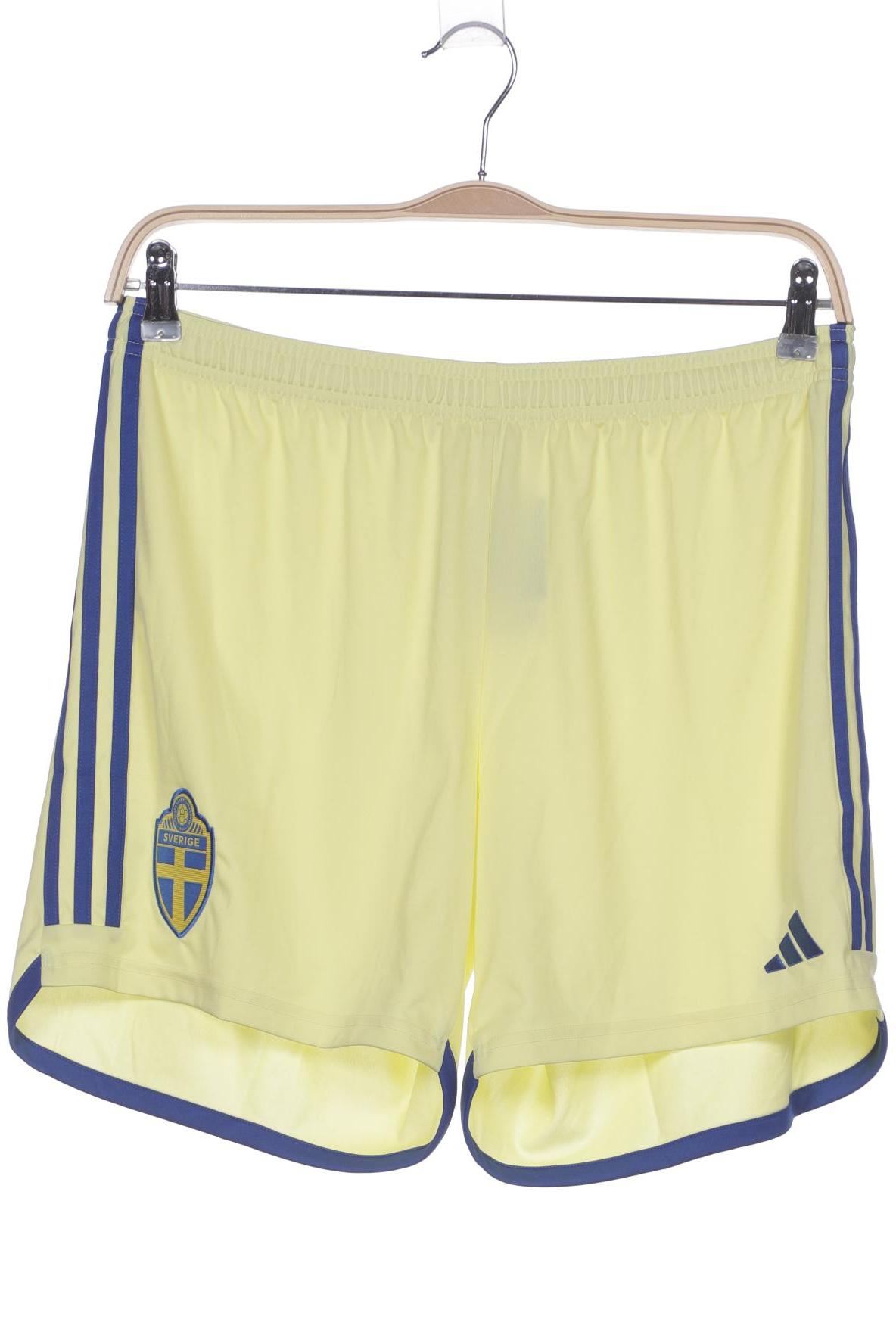 

adidas Herren Shorts, gelb, Gr. 52
