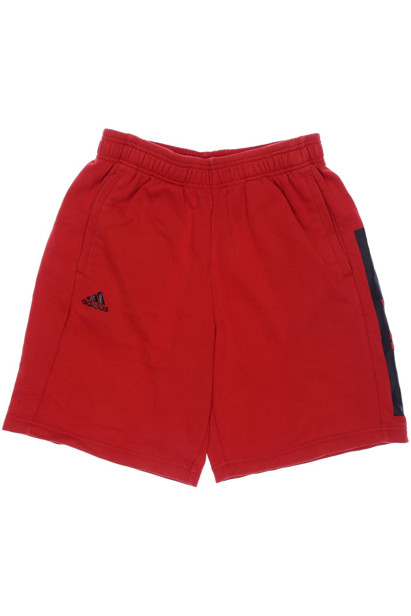 

adidas Herren Shorts, rot, Gr. 48