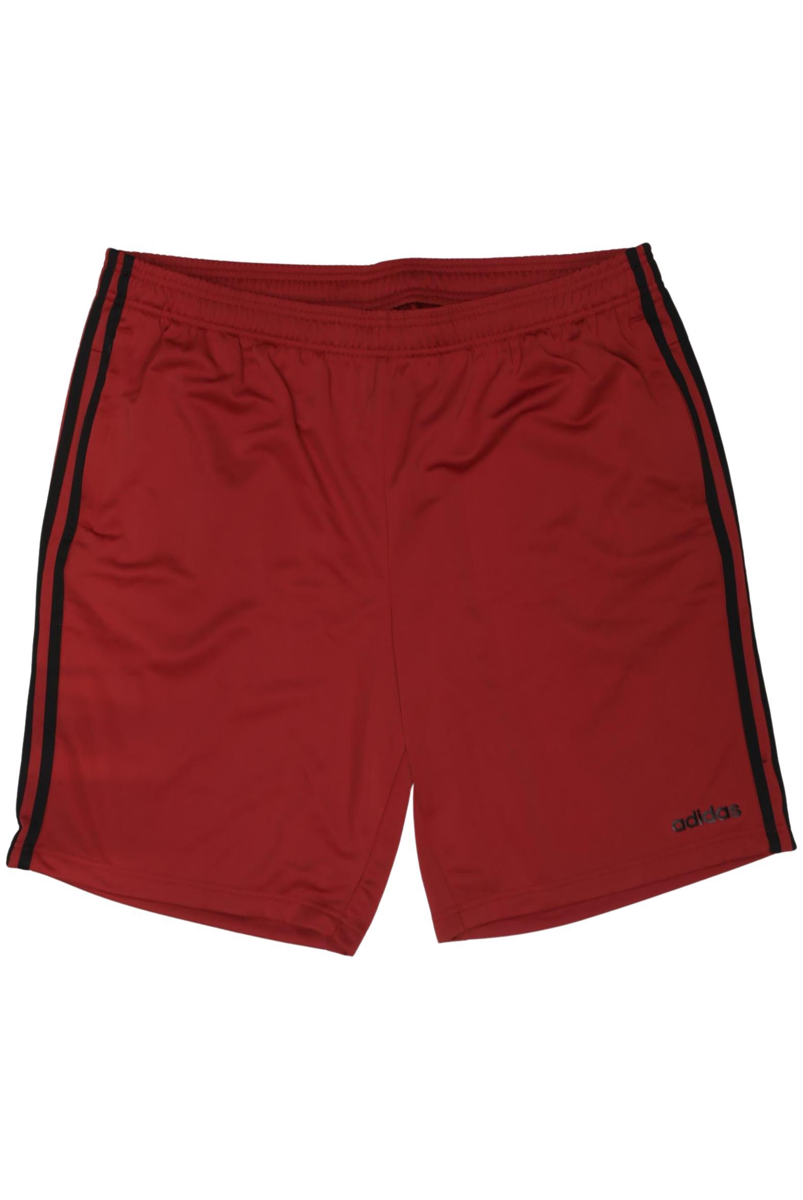 

adidas Herren Shorts, rot, Gr. 39