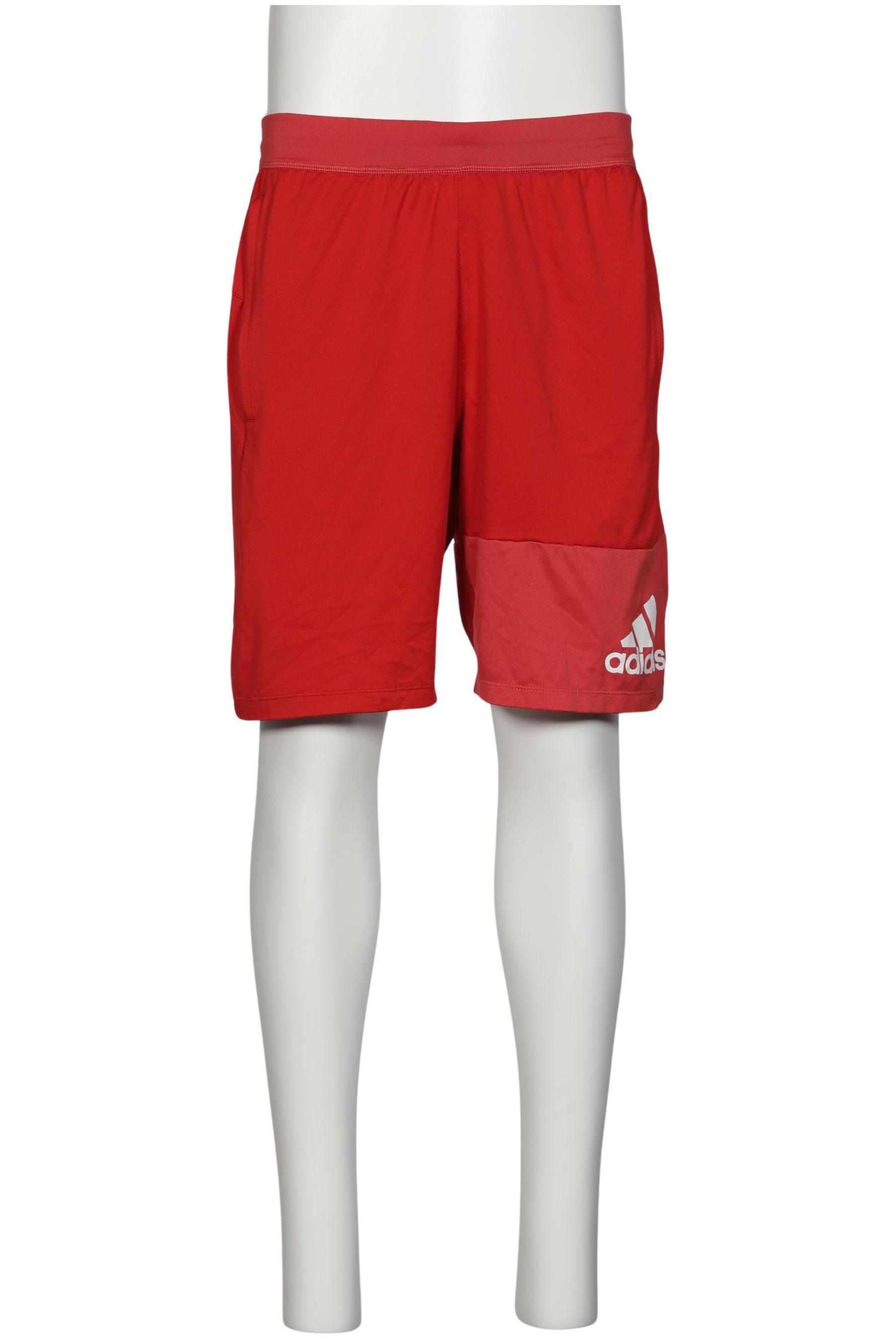 

adidas Herren Shorts, rot, Gr. 48