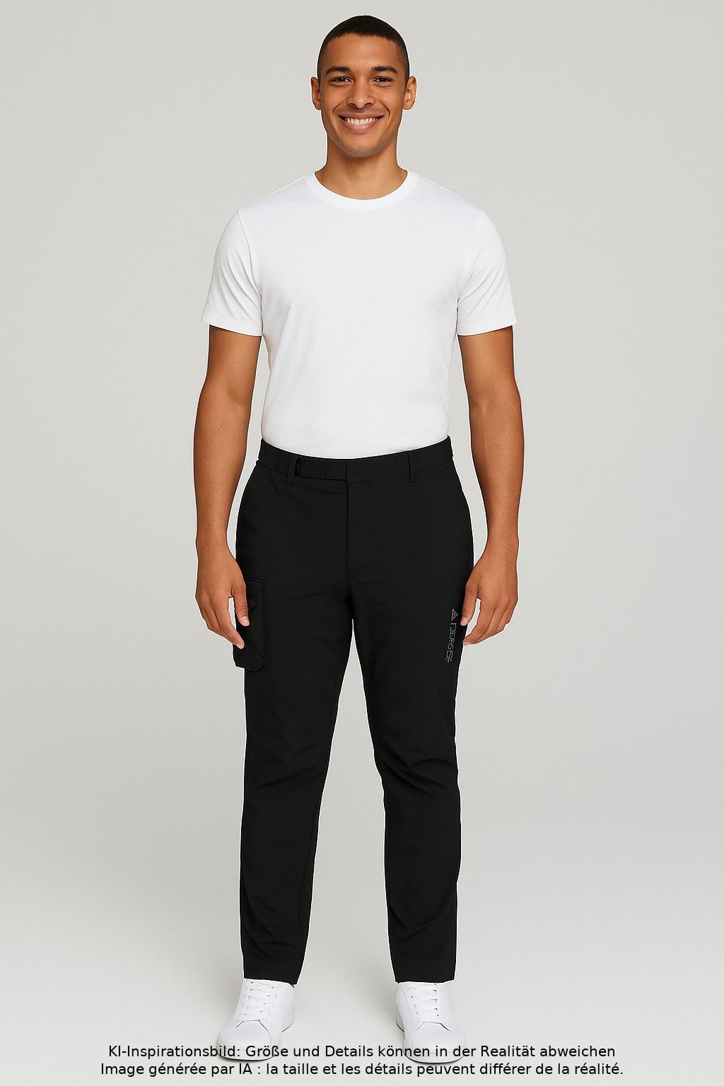 

adidas Herren Stoffhose, schwarz, Gr. 0