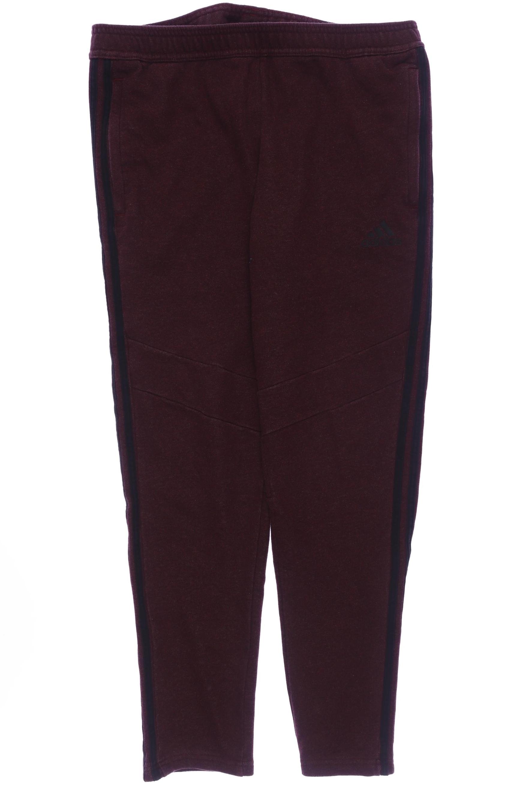 

adidas Herren Stoffhose, bordeaux, Gr. 0