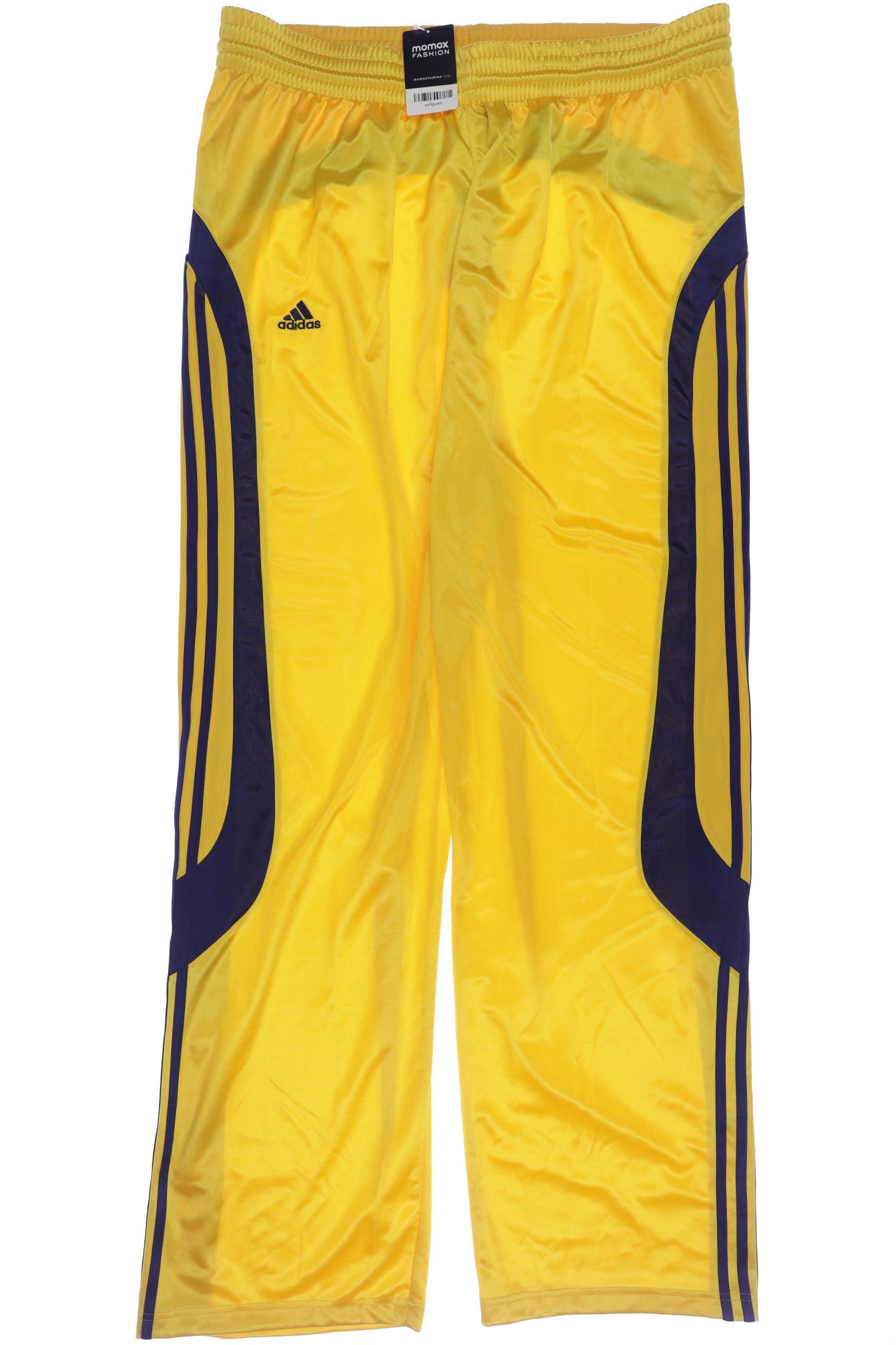 

adidas Herren Stoffhose, gelb, Gr. 41