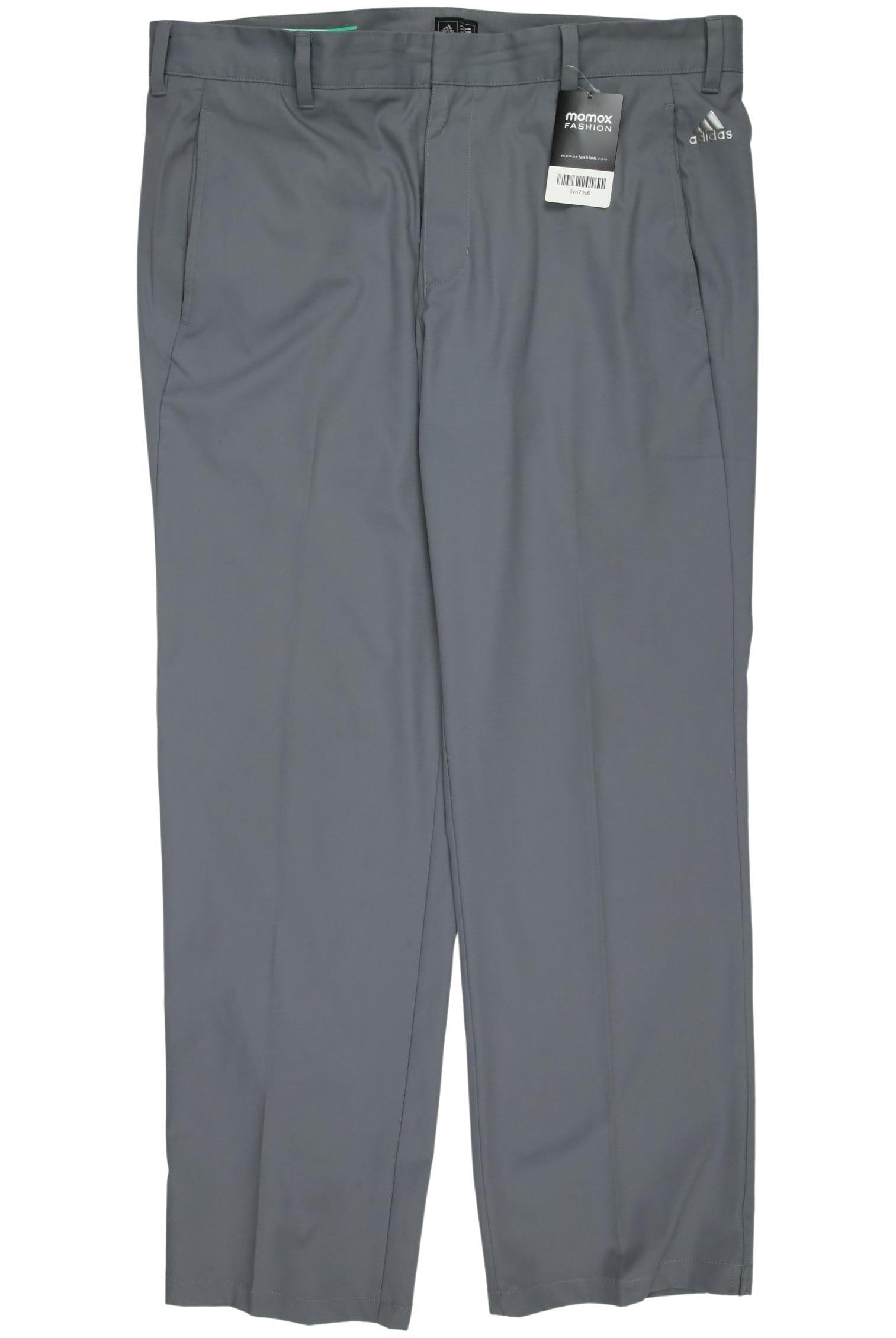 

adidas Herren Stoffhose, grau, Gr. 36
