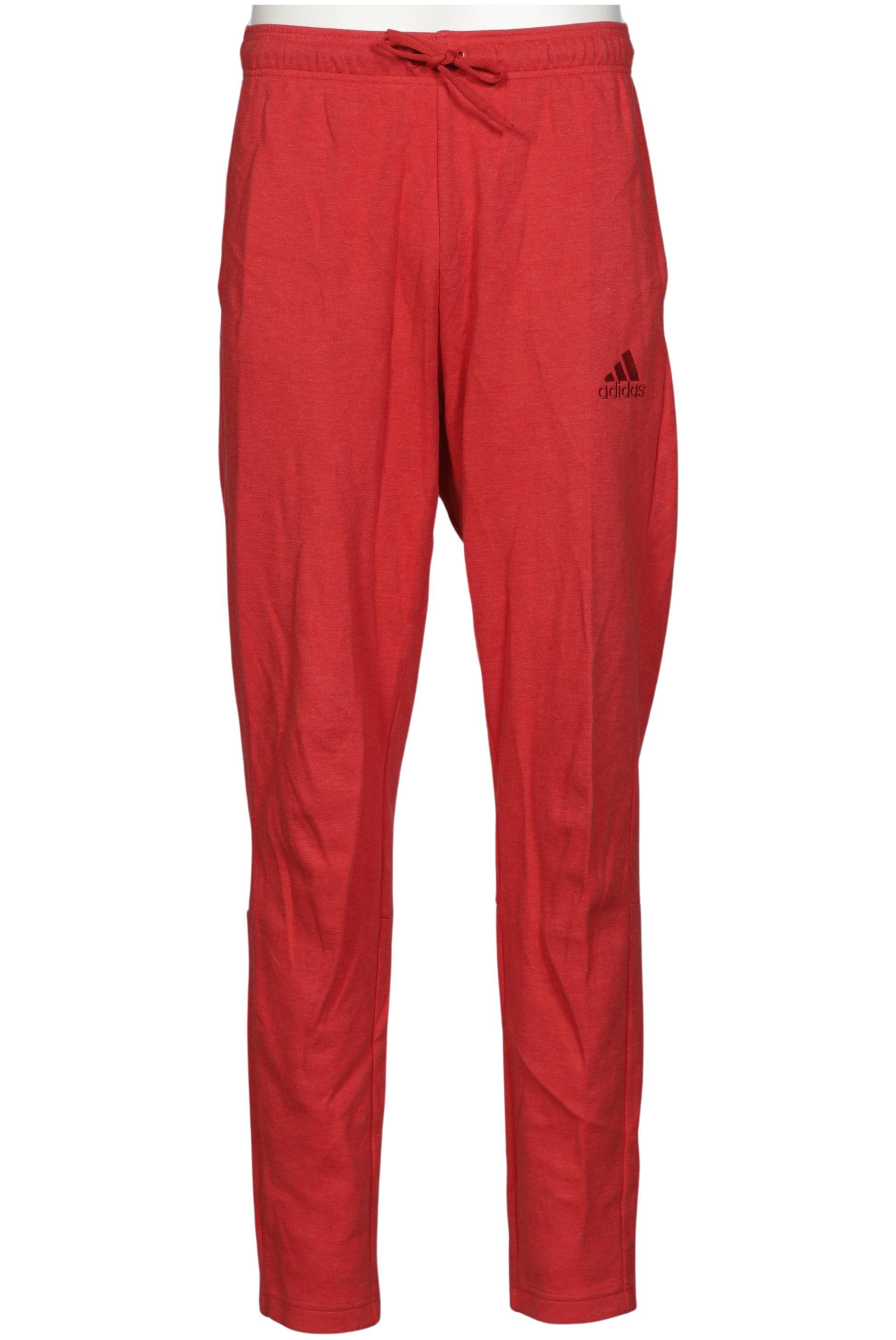 

adidas Herren Stoffhose, rot, Gr. 52