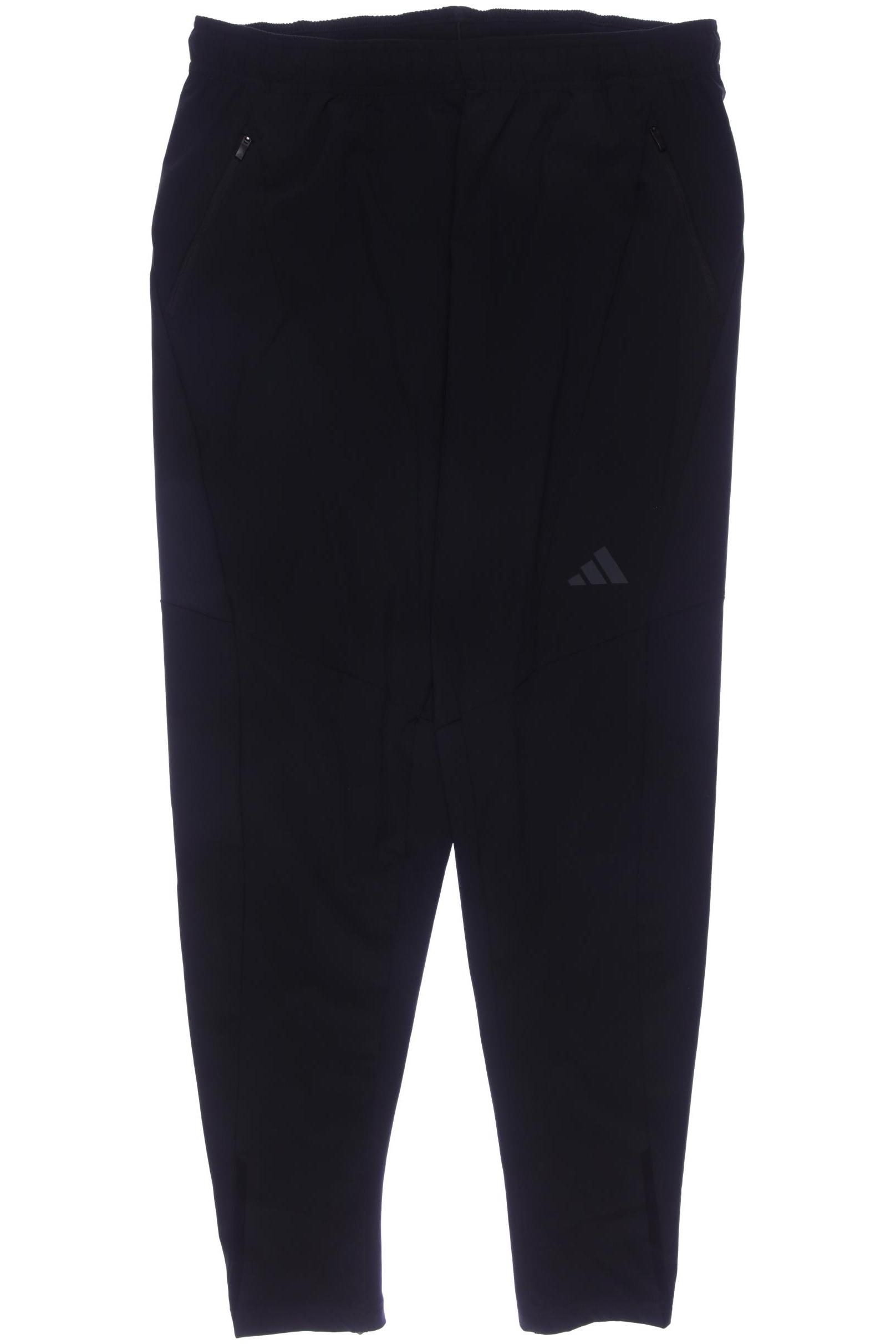 

adidas Herren Stoffhose, schwarz, Gr. 0