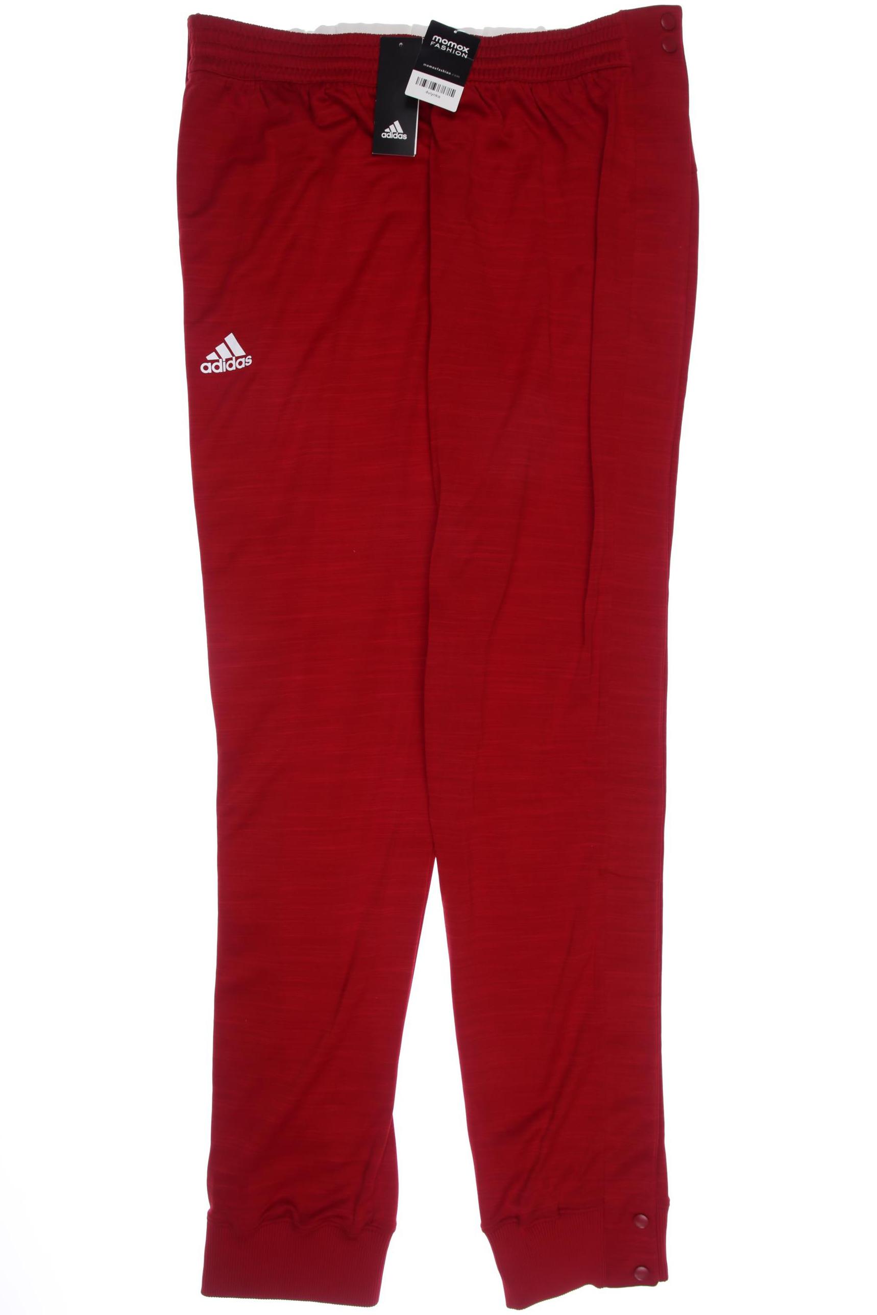 

adidas Herren Stoffhose, rot, Gr. 0