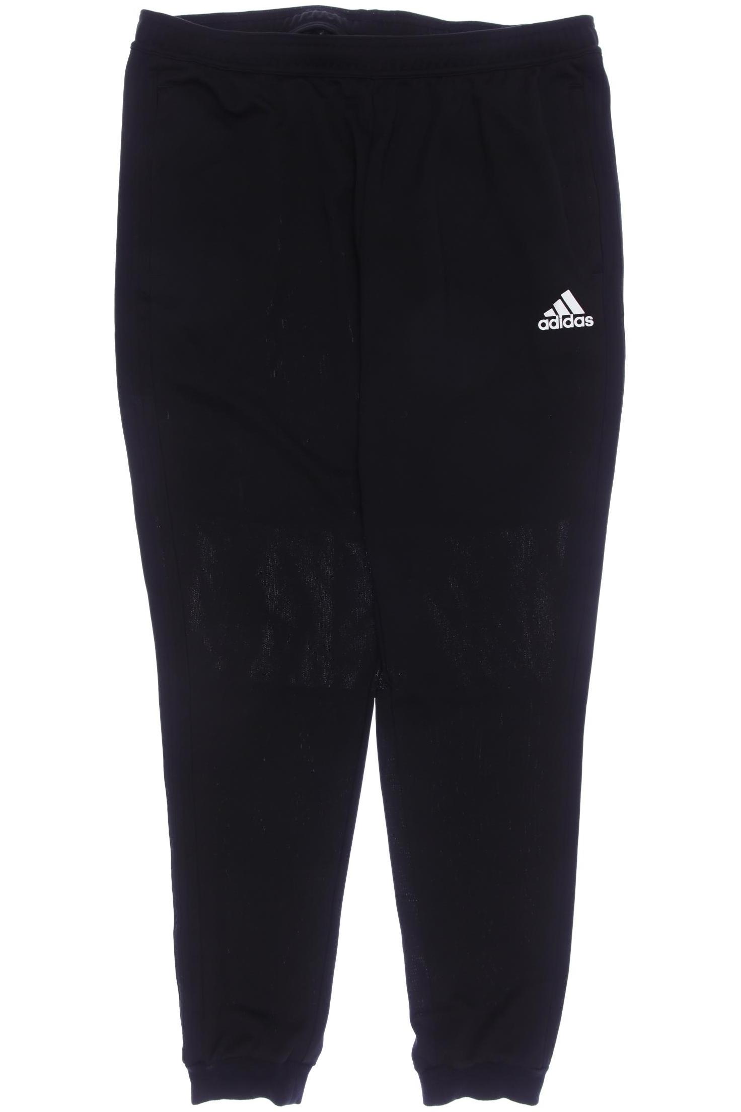 

adidas Herren Stoffhose, schwarz, Gr. 0
